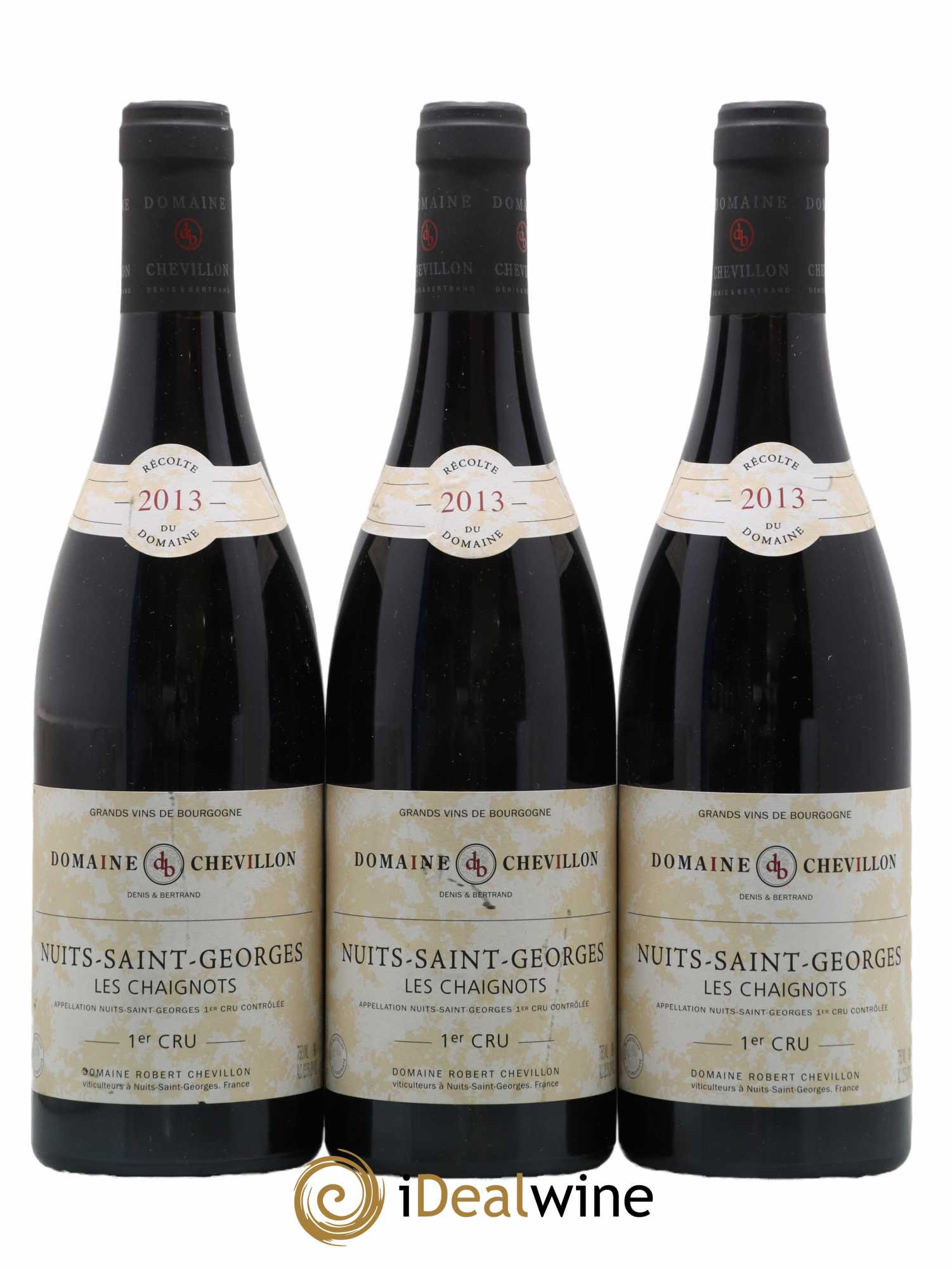 Nuits-Saint-Georges 1er Cru Les Chaignots Robert Chevillon 2013 - Lot de 3 bouteilles - 0