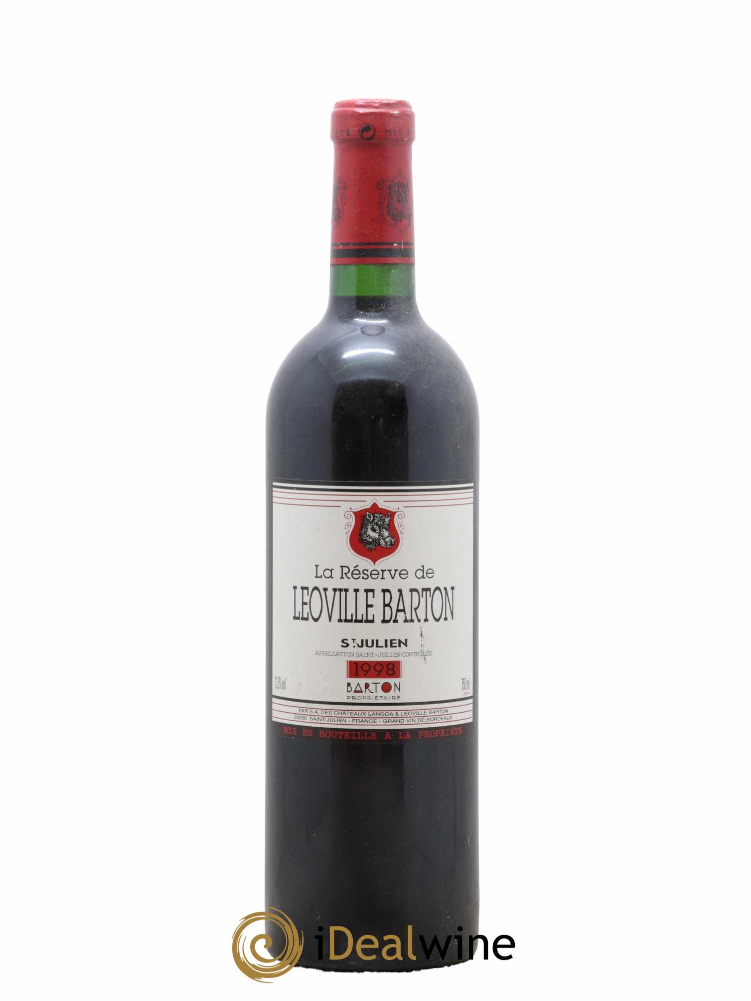 La Réserve de Léoville Barton 1998 - Lot de 1 bouteille - 0