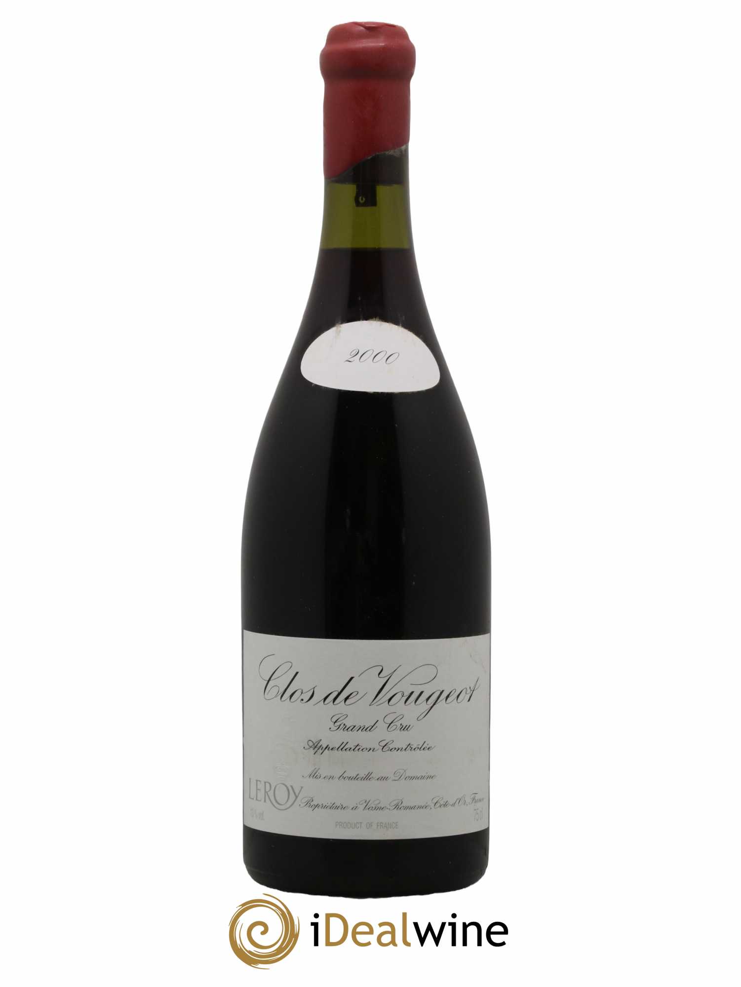 Clos de Vougeot Grand Cru Leroy (Domaine) 2000 - Lot de 1 bouteille - 0