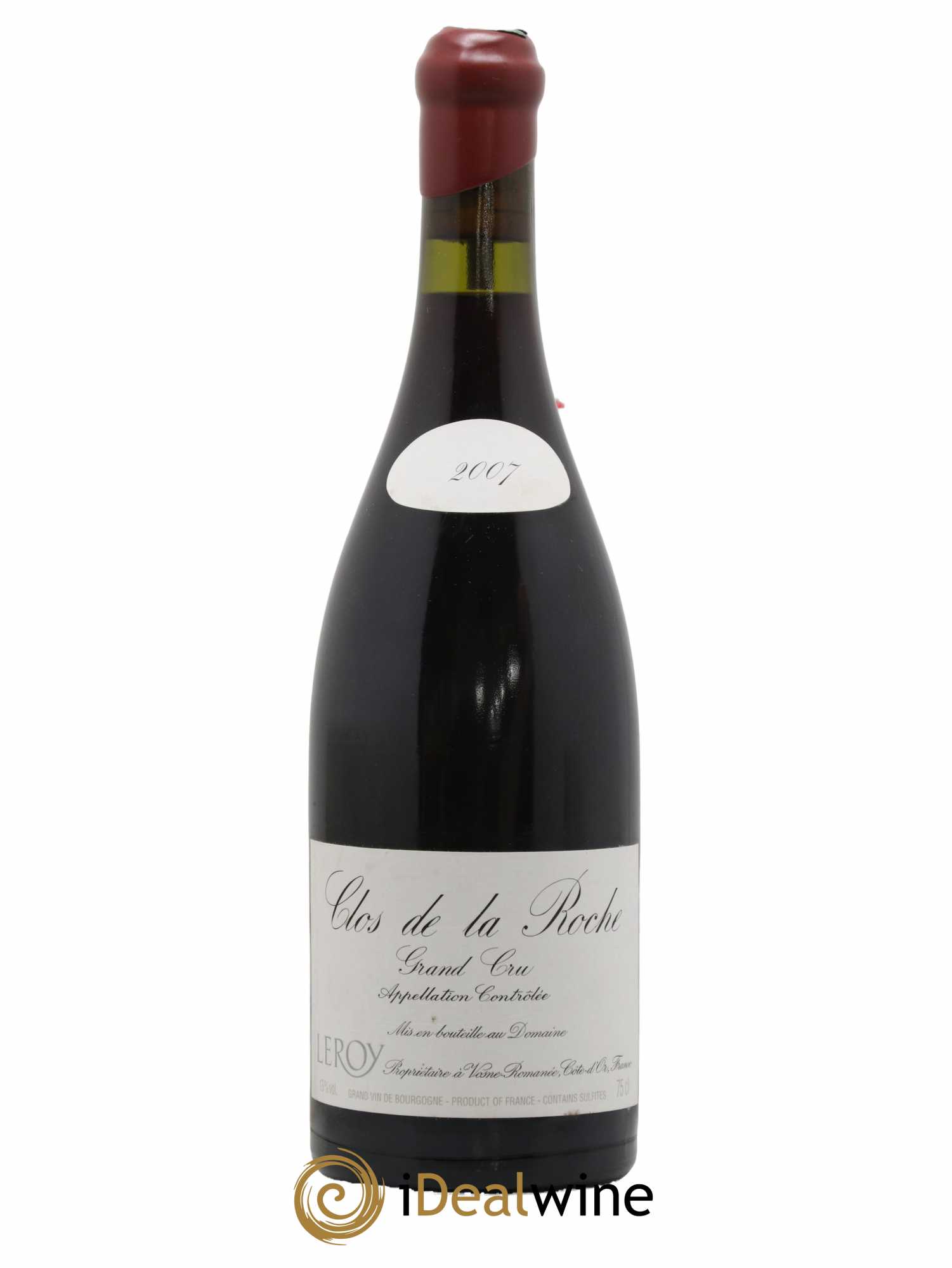 Clos de la Roche Grand Cru Leroy (Domaine) 2007 - Lot de 1 bouteille - 0