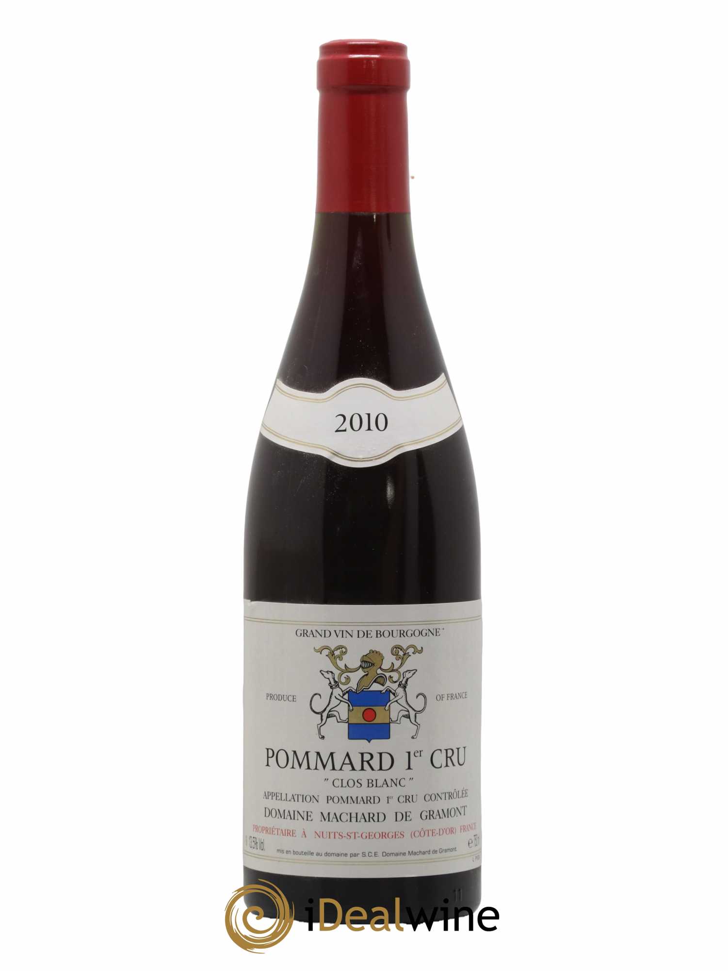 Pommard 1er Cru Clos Blanc Domaine Machard de Gramont 2010 - Lot de 1 bouteille - 0