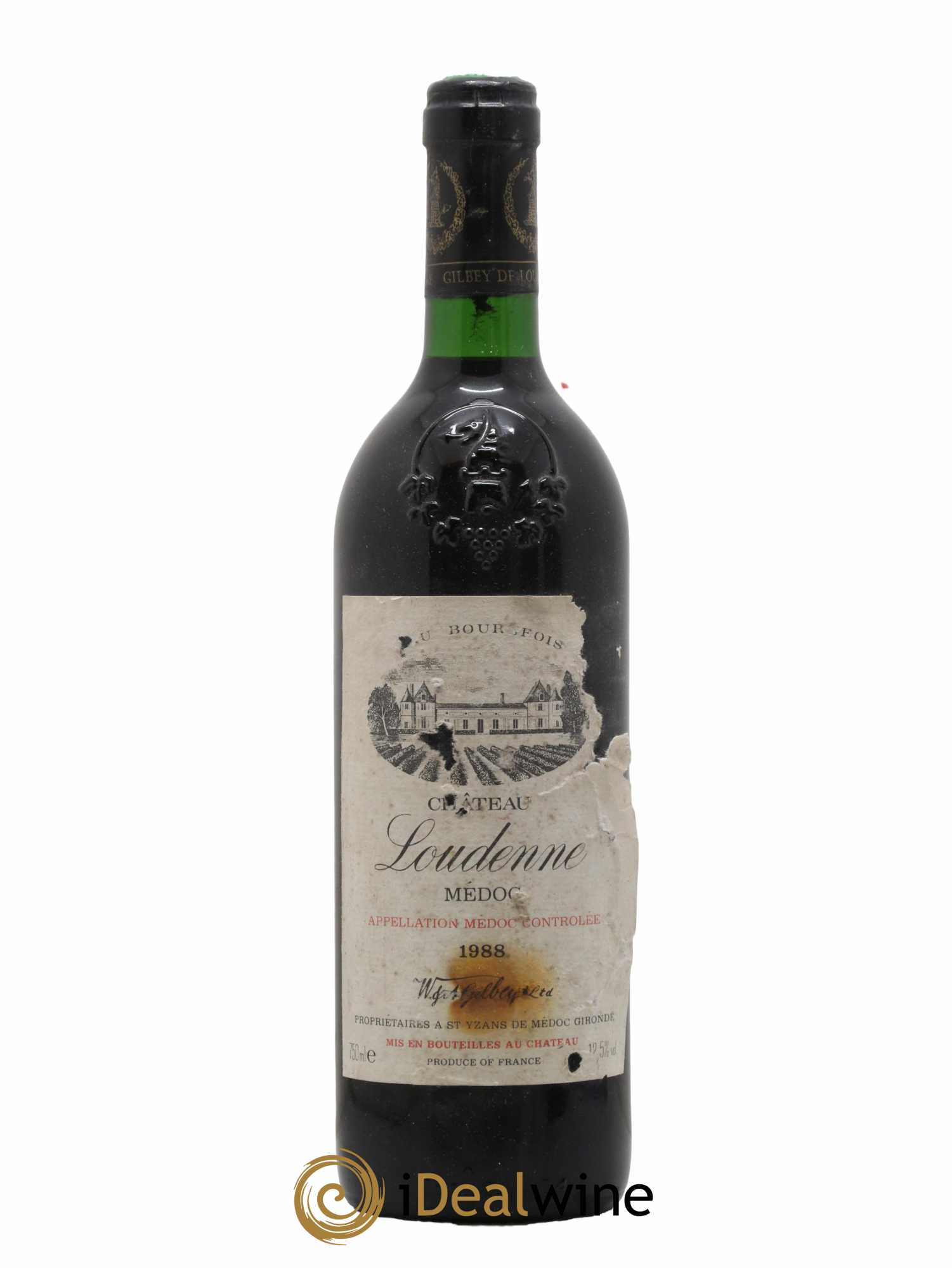 Château Loudenne Cru Bourgeois 1988 - Lot de 1 bouteille - 0