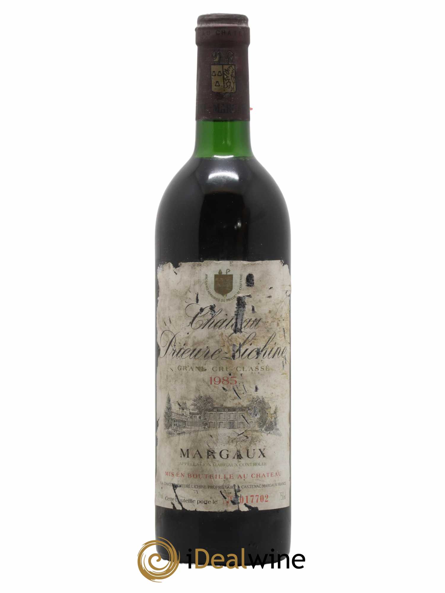 Château Prieuré Lichine 4ème Grand Cru Classé 1985 - Lot de 1 bouteille - 0