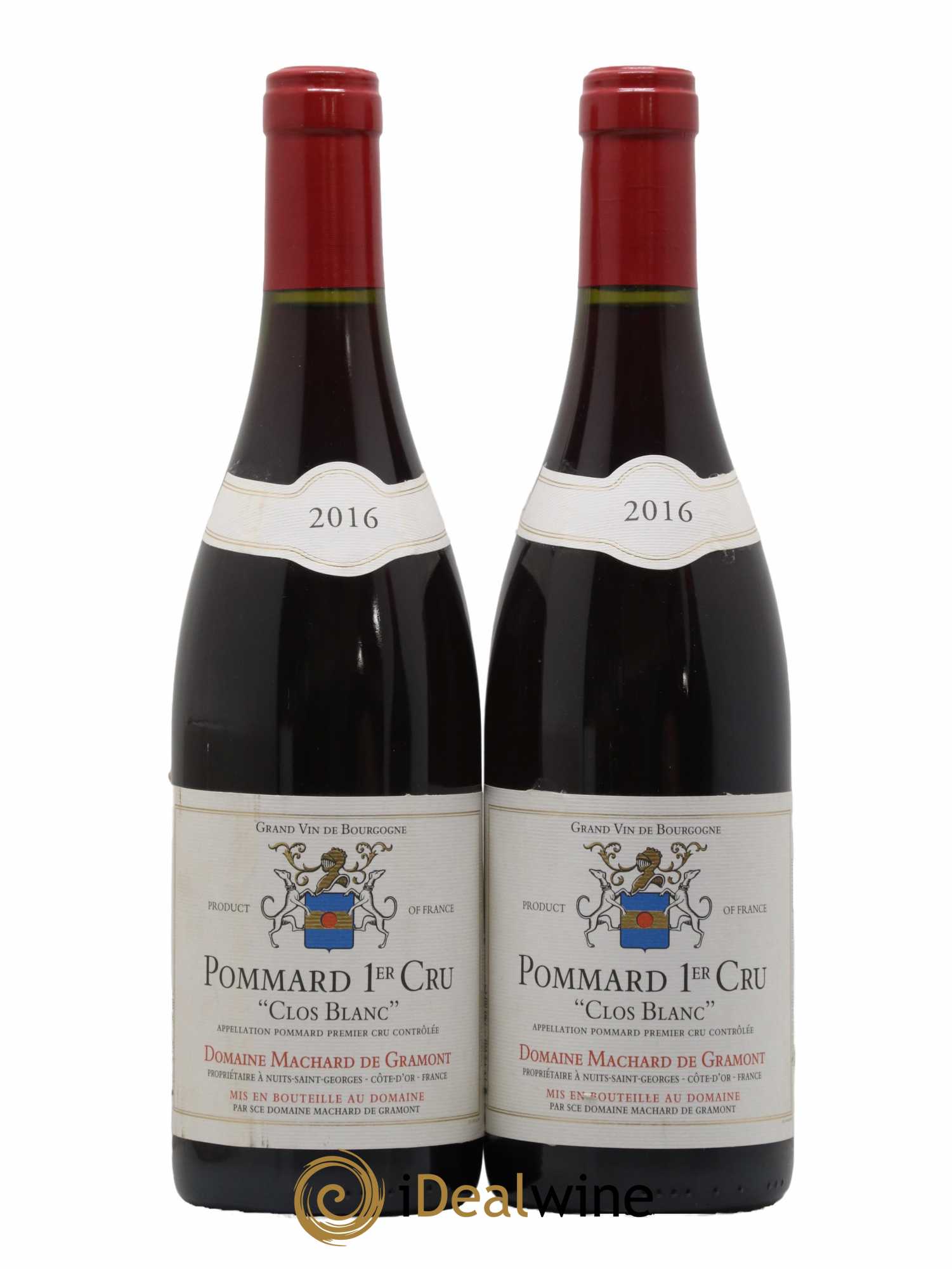 Pommard 1er Cru Clos Blanc Domaine Machard de Gramont 2010 - Lot de 2 bouteilles - 0