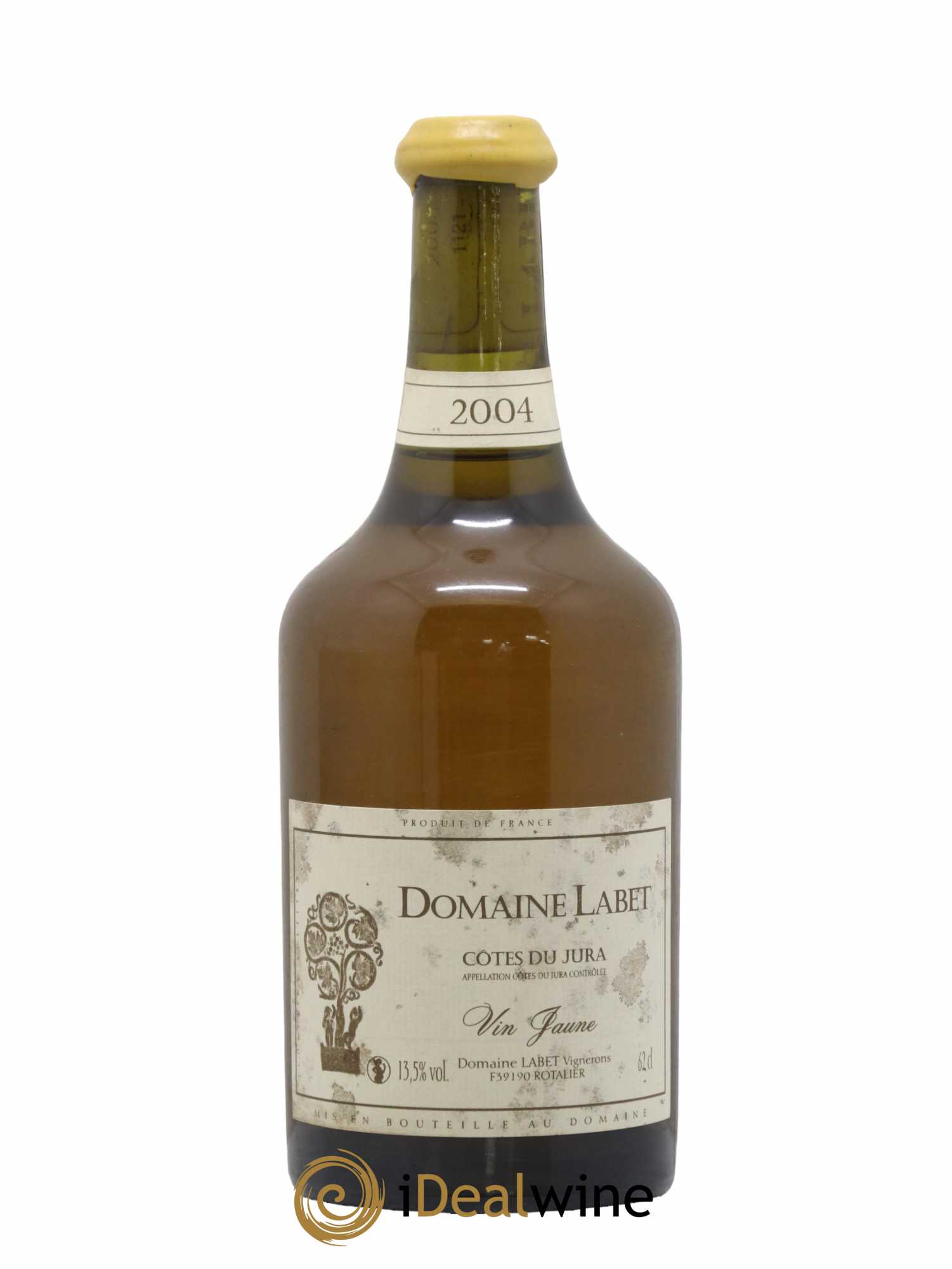 Côtes du Jura Vin Jaune Romain - Julien - Charline Labet 2004 - Lot de 1 bouteille - 0