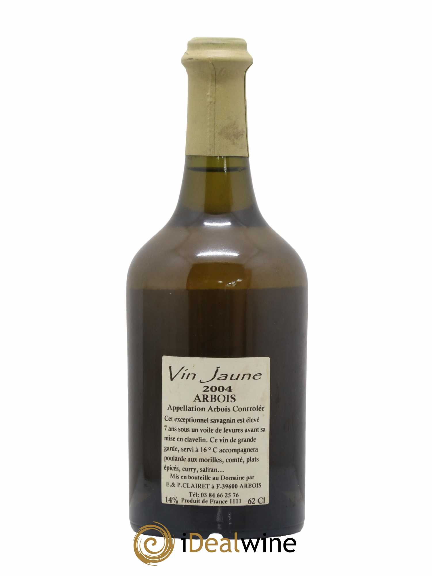 Arbois Vin Jaune Domaine De La Tournelle 2004 - Lot de 1 bouteille - 1