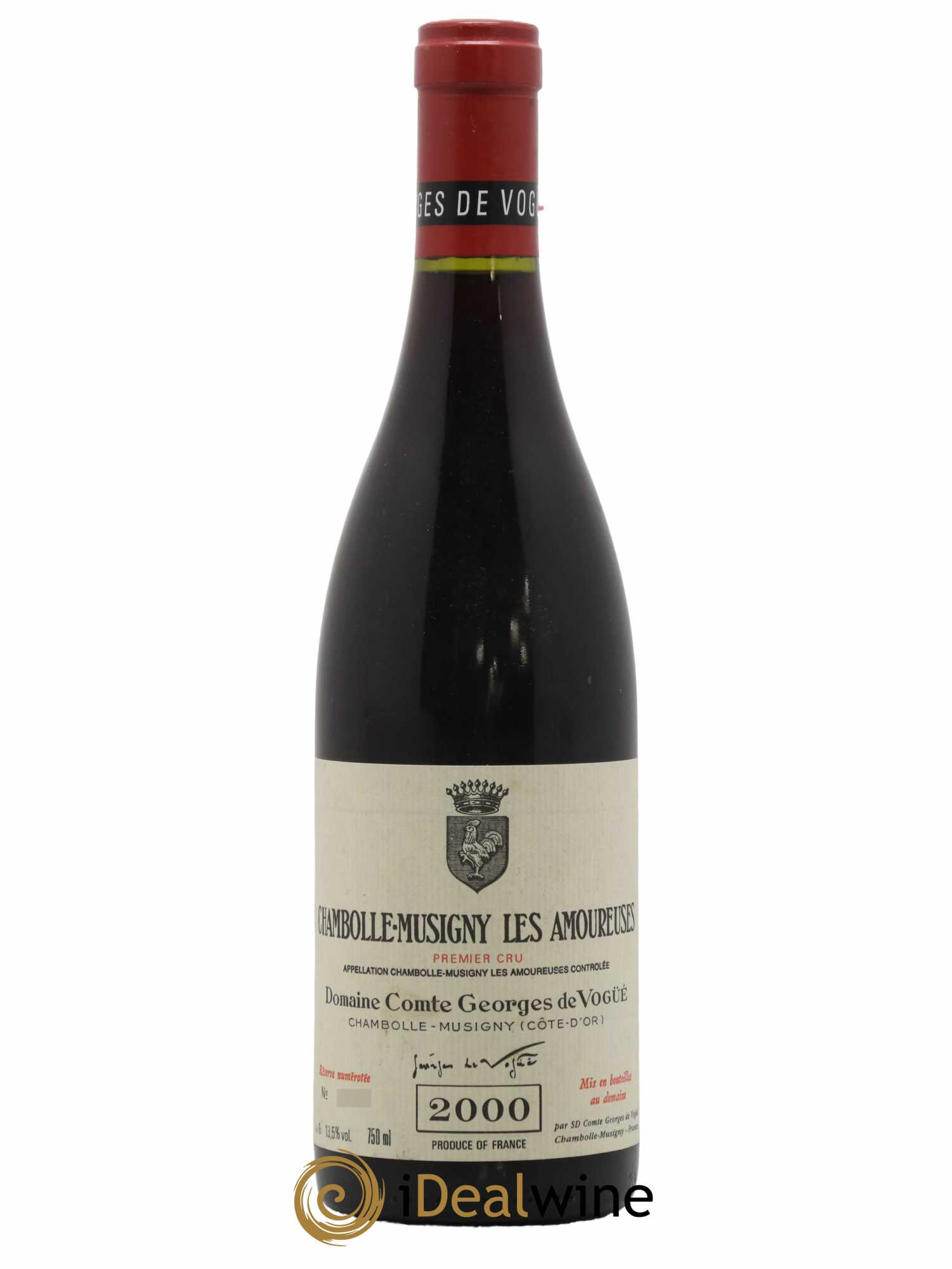 Chambolle-Musigny 1er Cru Les Amoureuses Comte Georges de Vogüé 2000 - Lot de 1 bouteille - 0