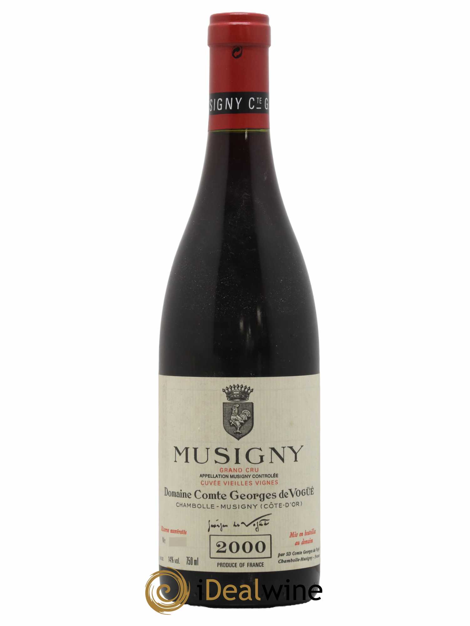 Musigny Grand Cru Cuvée Vieilles Vignes Comte Georges de Vogüé 2000 - Lot de 1 bouteille - 0