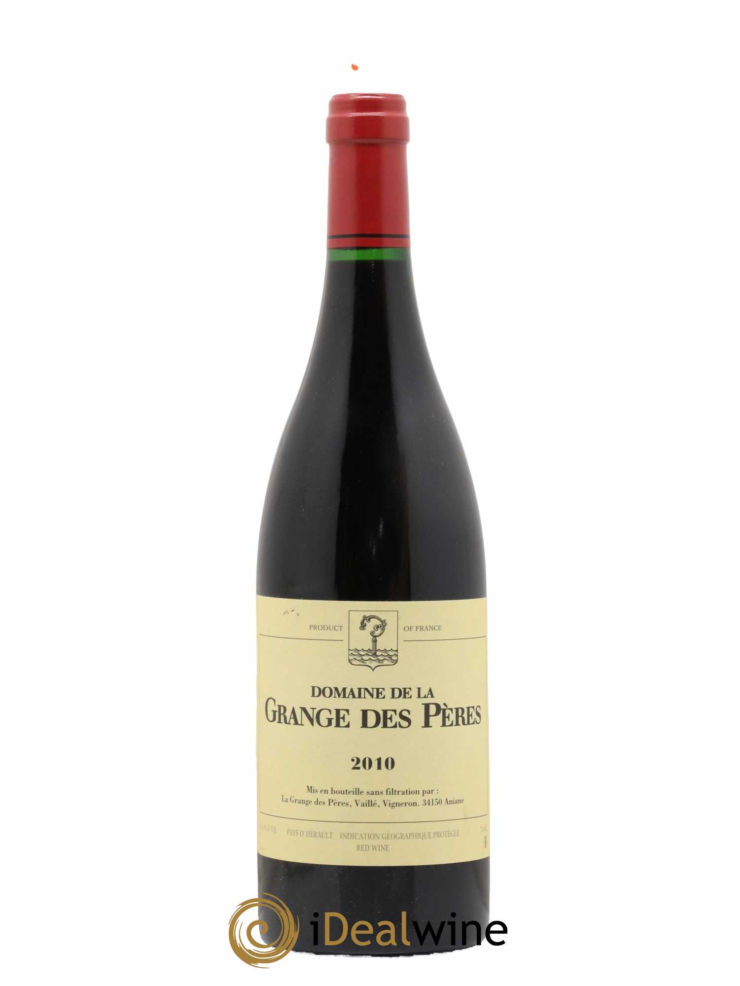 Pays d'Hérault Grange des Pères Laurent Vaillé 2010 - Lot de 1 bouteille - 0