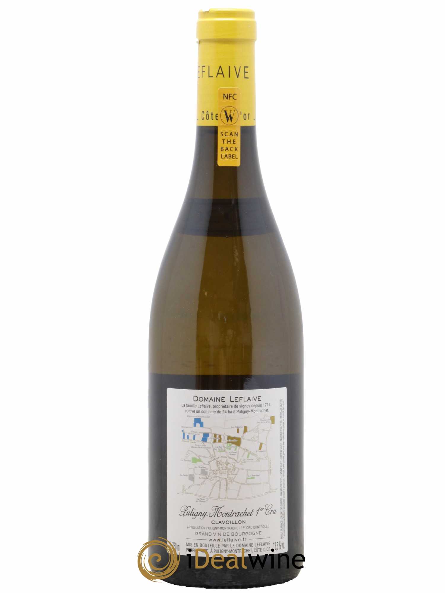 Puligny-Montrachet 1er Cru Clavoillon Leflaive (Domaine) 2020 - Lot de 1 bouteille - 1