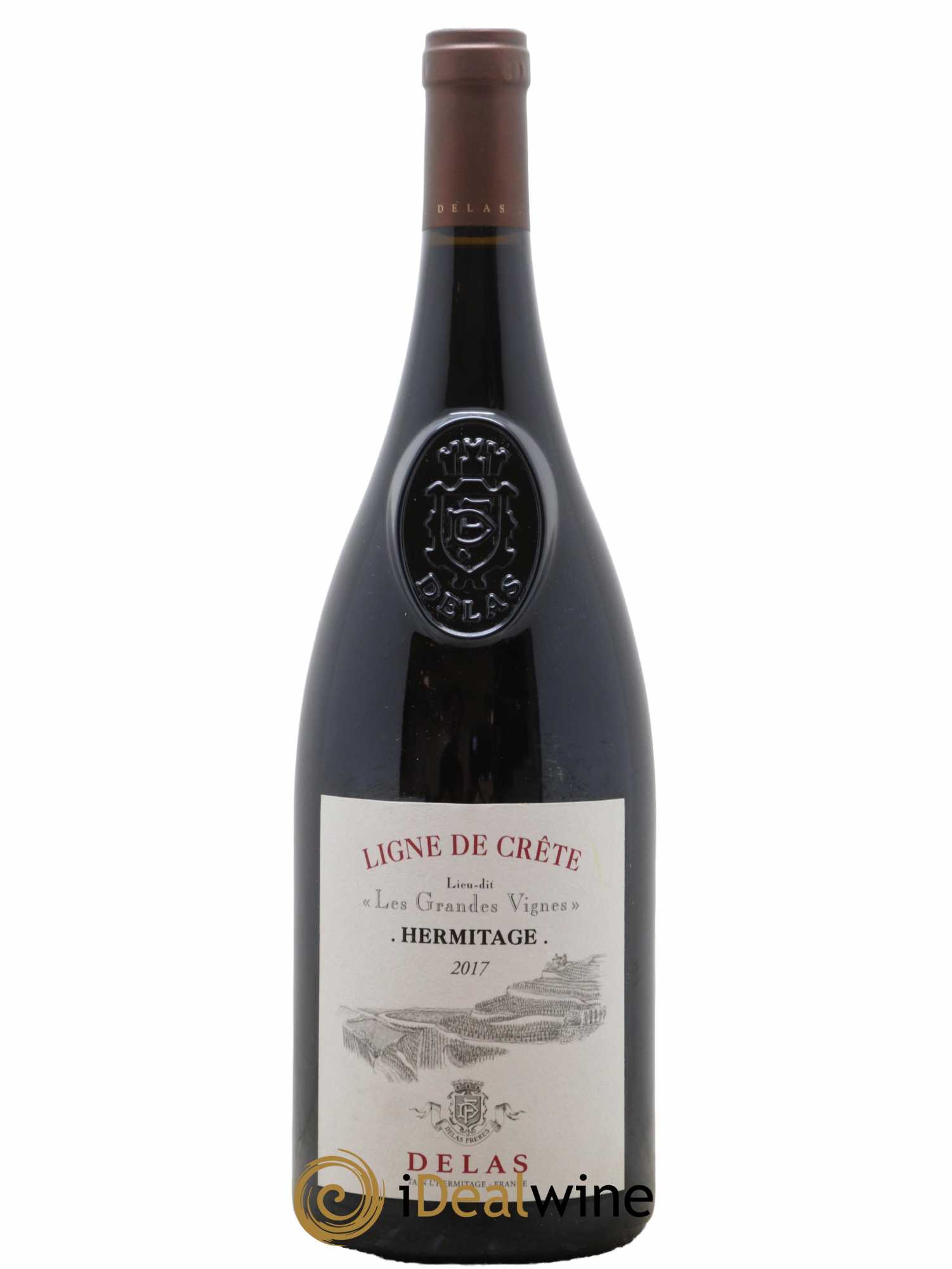 Hermitage Ligne de Crête Les Grandes Vignes Delas Frères 2017 - Lot de 1 magnum - 0