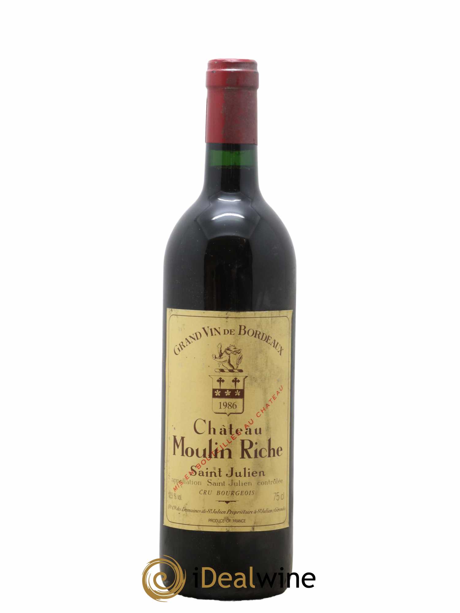 Château Moulin Riche 1986 - Posten von 1 Flasche - 0