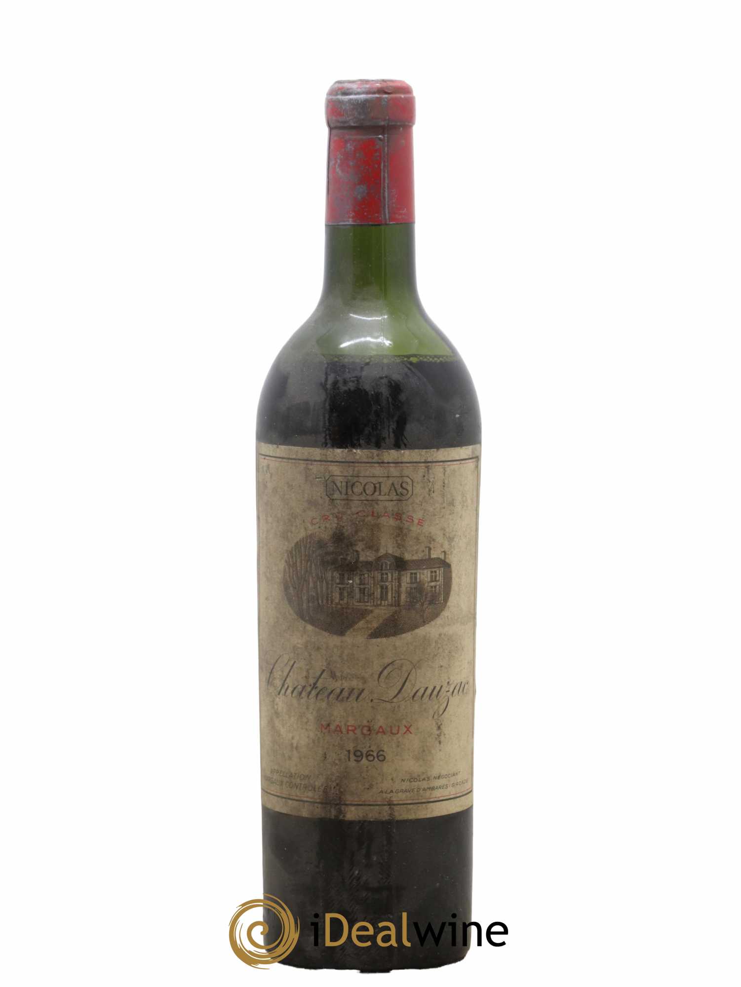 Château Dauzac 5ème Grand Cru Classé 1966 - Lot de 1 bouteille - 0