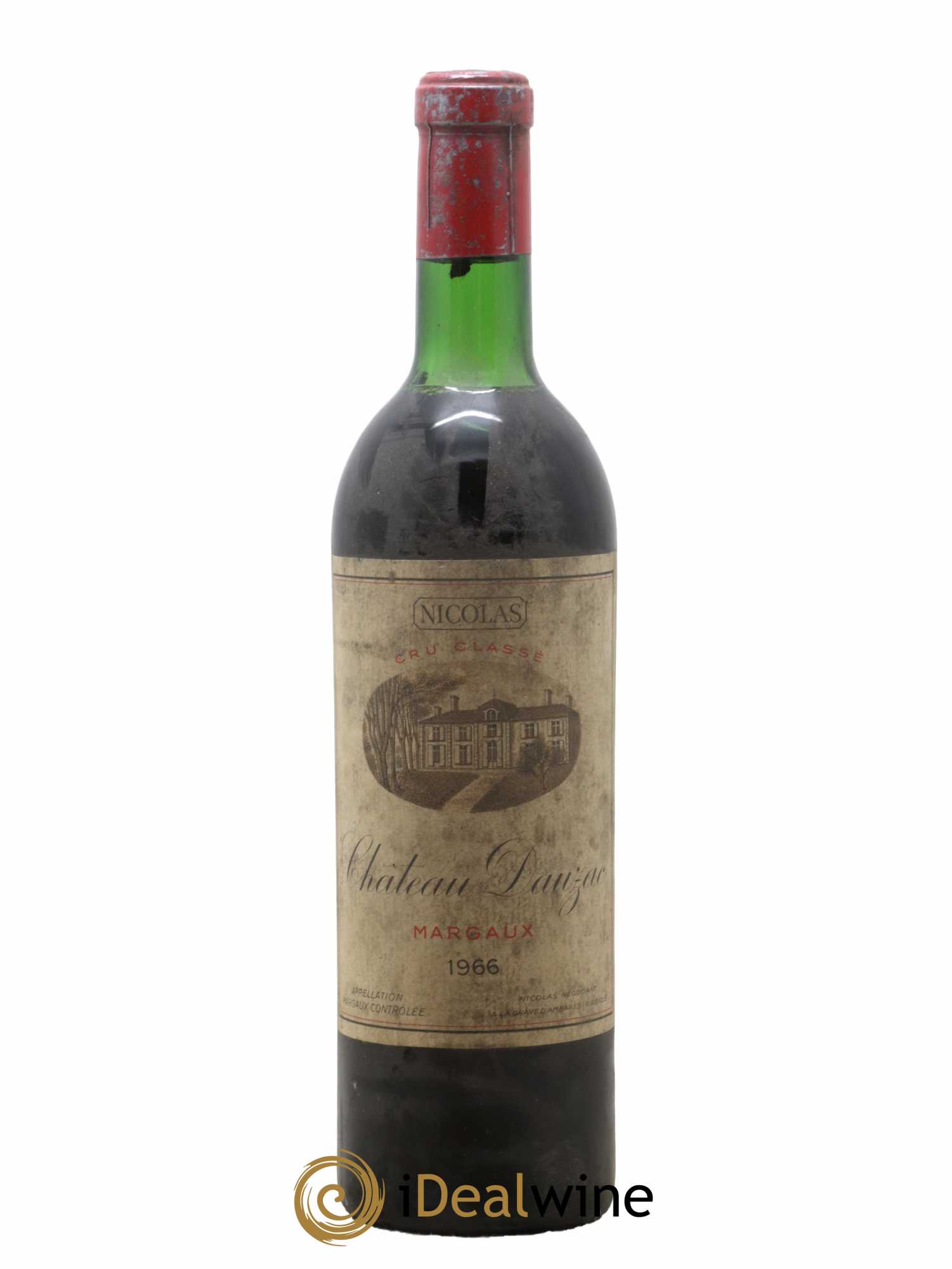 Château Dauzac 5ème Grand Cru Classé 1966 - Lot de 1 bouteille - 0