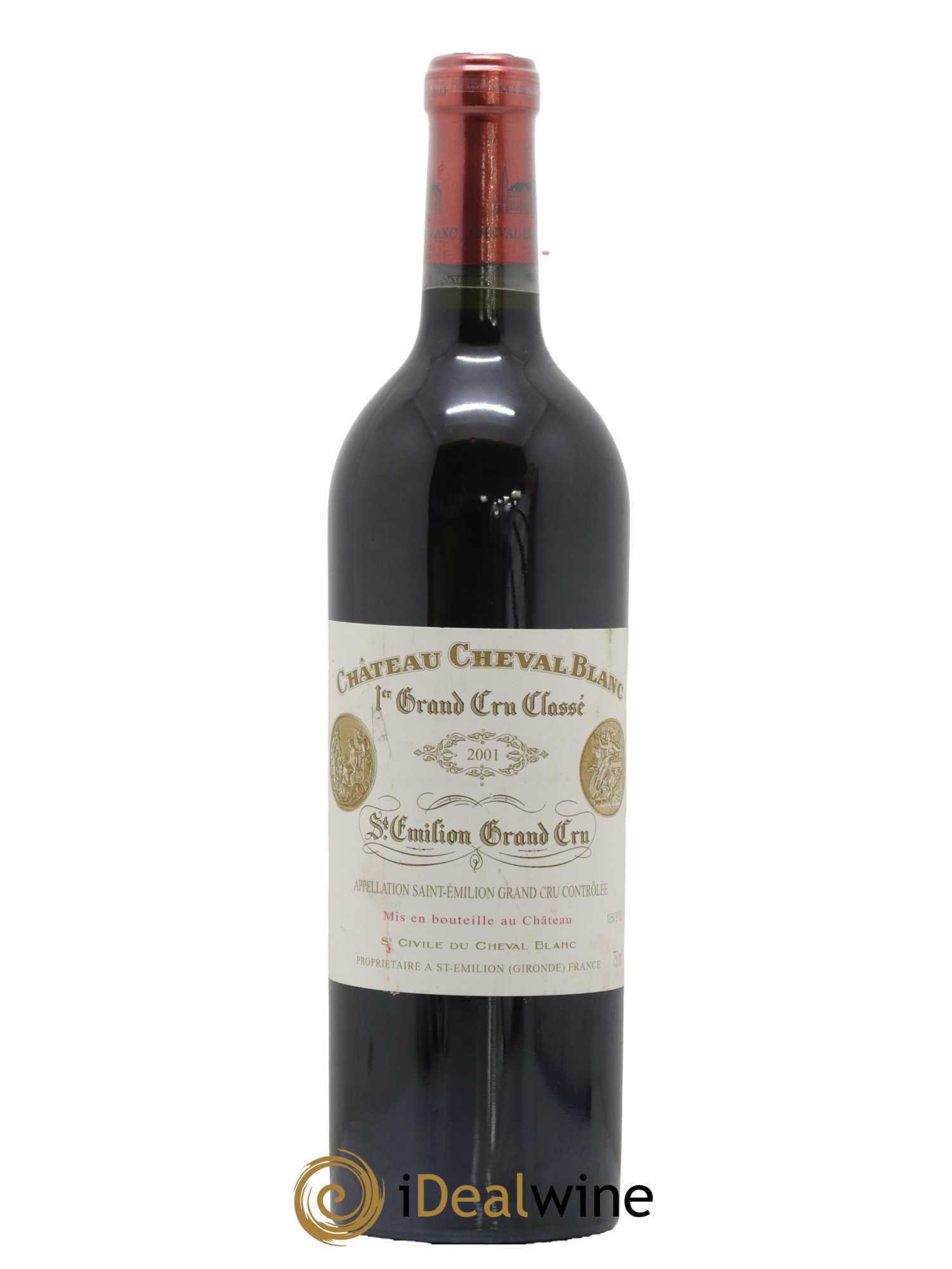 Château Cheval Blanc 1er Grand Cru Classé A 2001 - Lot de 1 bouteille - 0