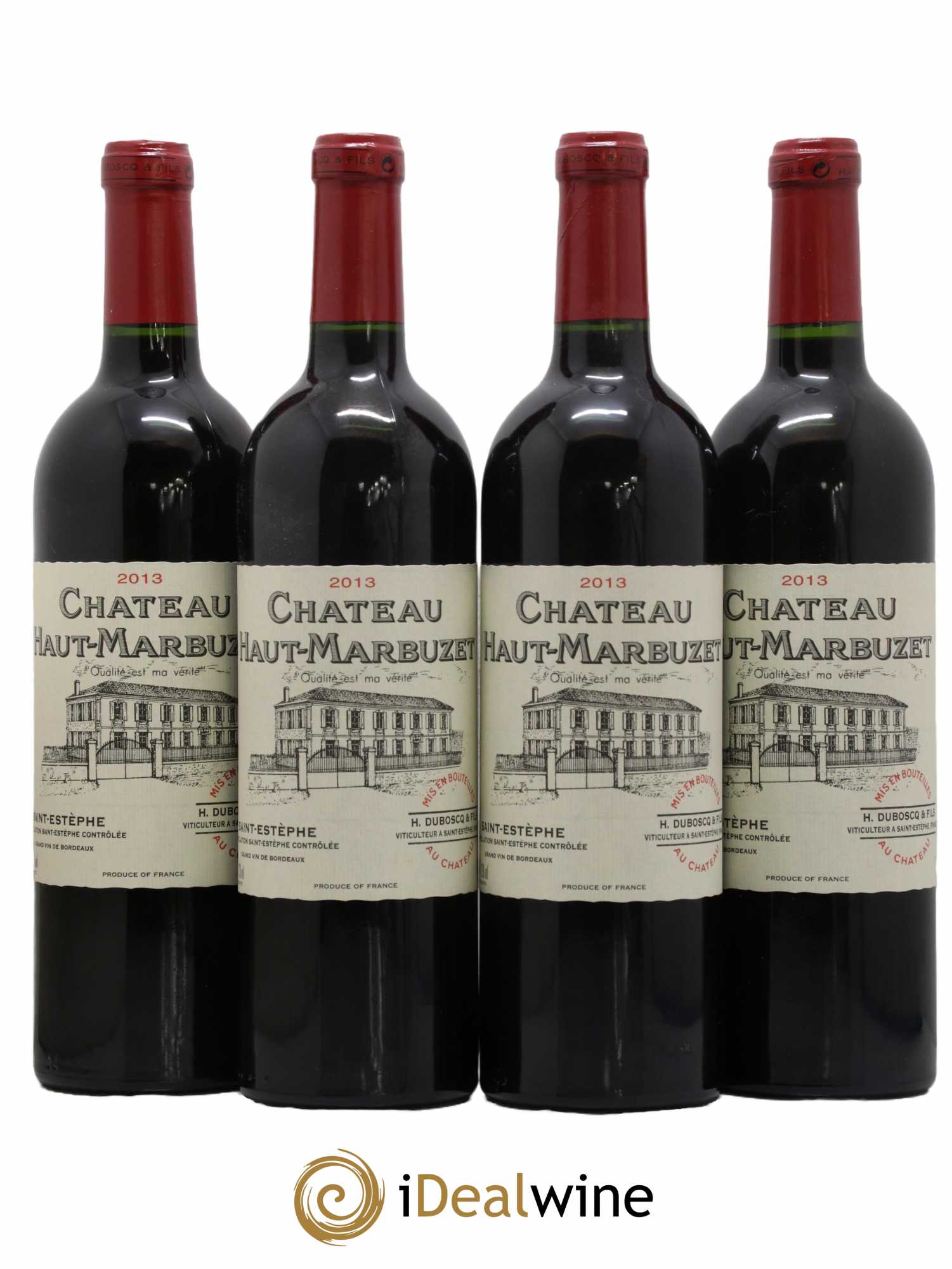 Château Haut Marbuzet 2013 - Lot de 4 bouteilles - 0