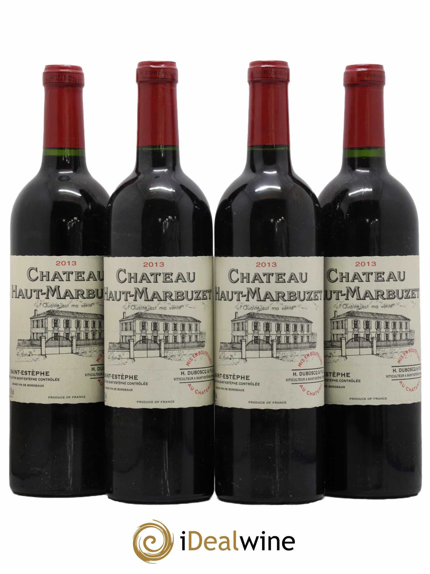 Château Haut Marbuzet 2013 - Lot de 4 bouteilles - 0