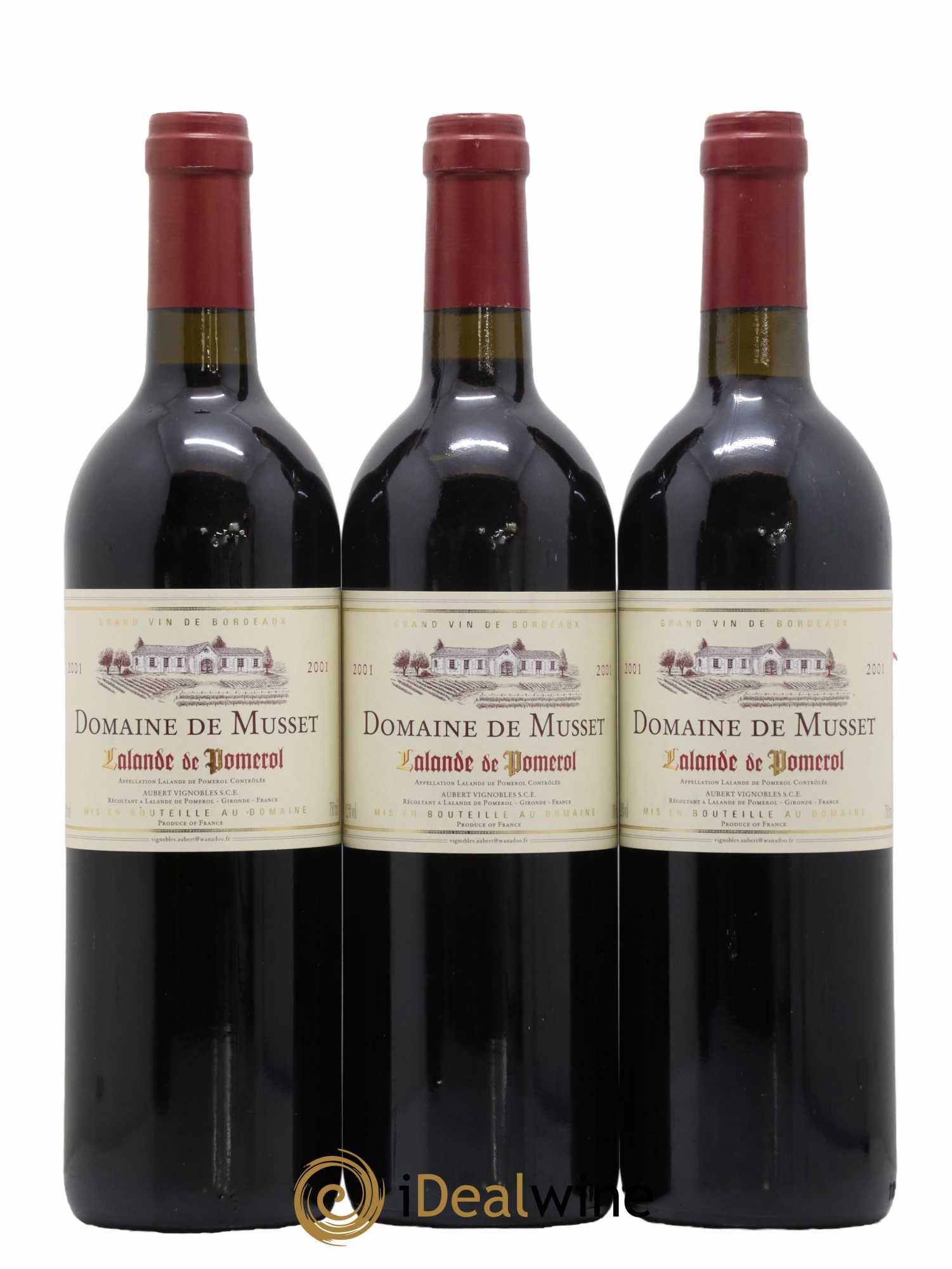 Lalande-de-Pomerol Domaine De Musset 2001 - Lot de 12 bouteilles - 1