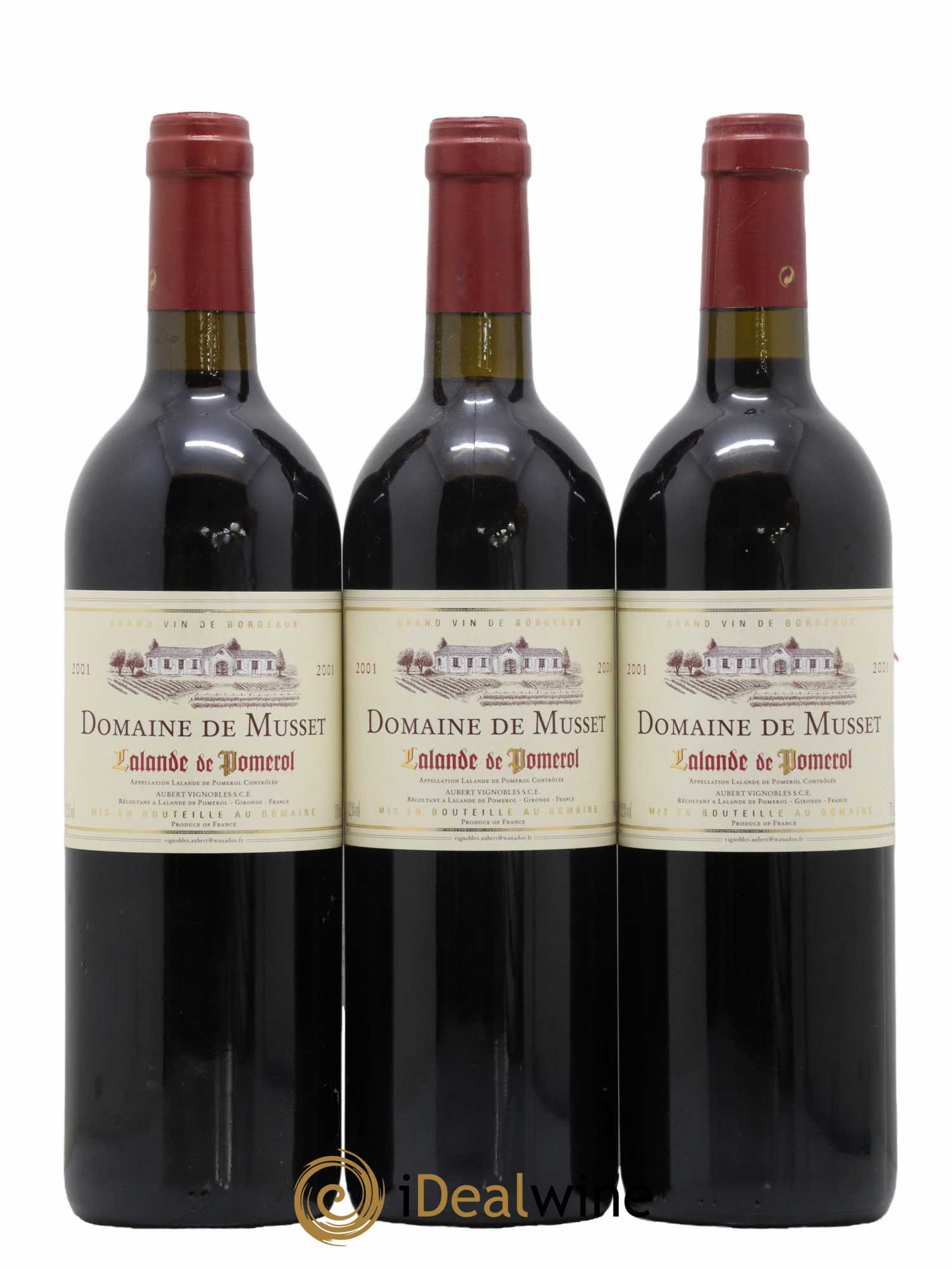 Lalande-de-Pomerol Domaine De Musset 2001 - Lot de 12 bouteilles - 2