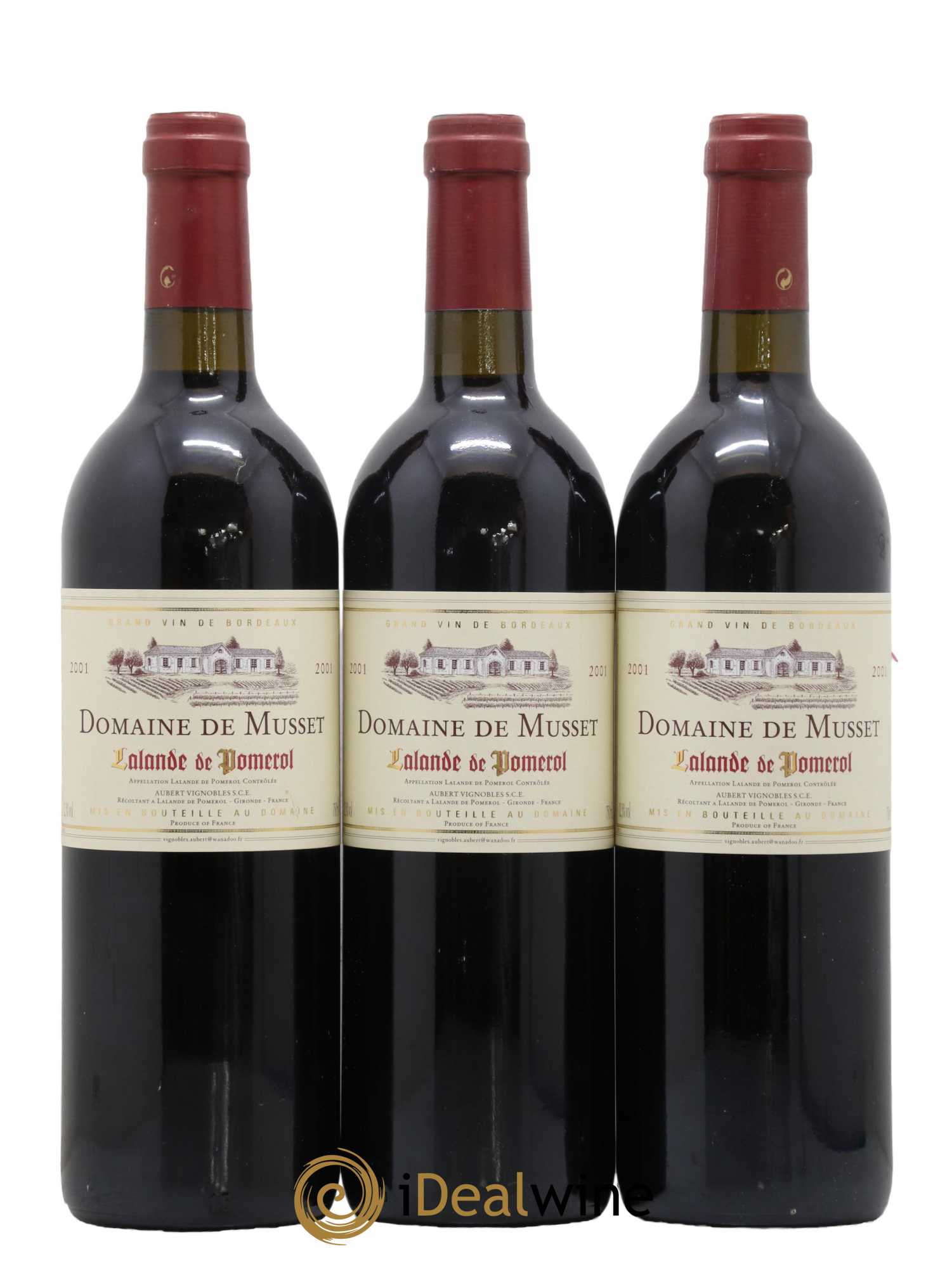 Lalande-de-Pomerol Domaine De Musset 2001 - Lot de 12 bouteilles - 4