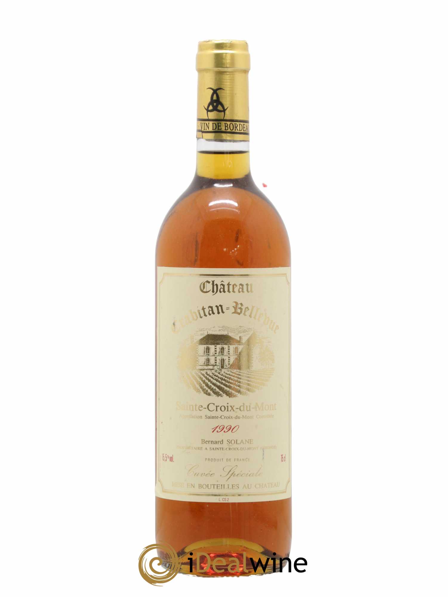 Sainte-Croix-du-Mont Château Crabitan-Bellevue Cuvée Spéciale 1990 - Lotto di 1 bottiglia - 0