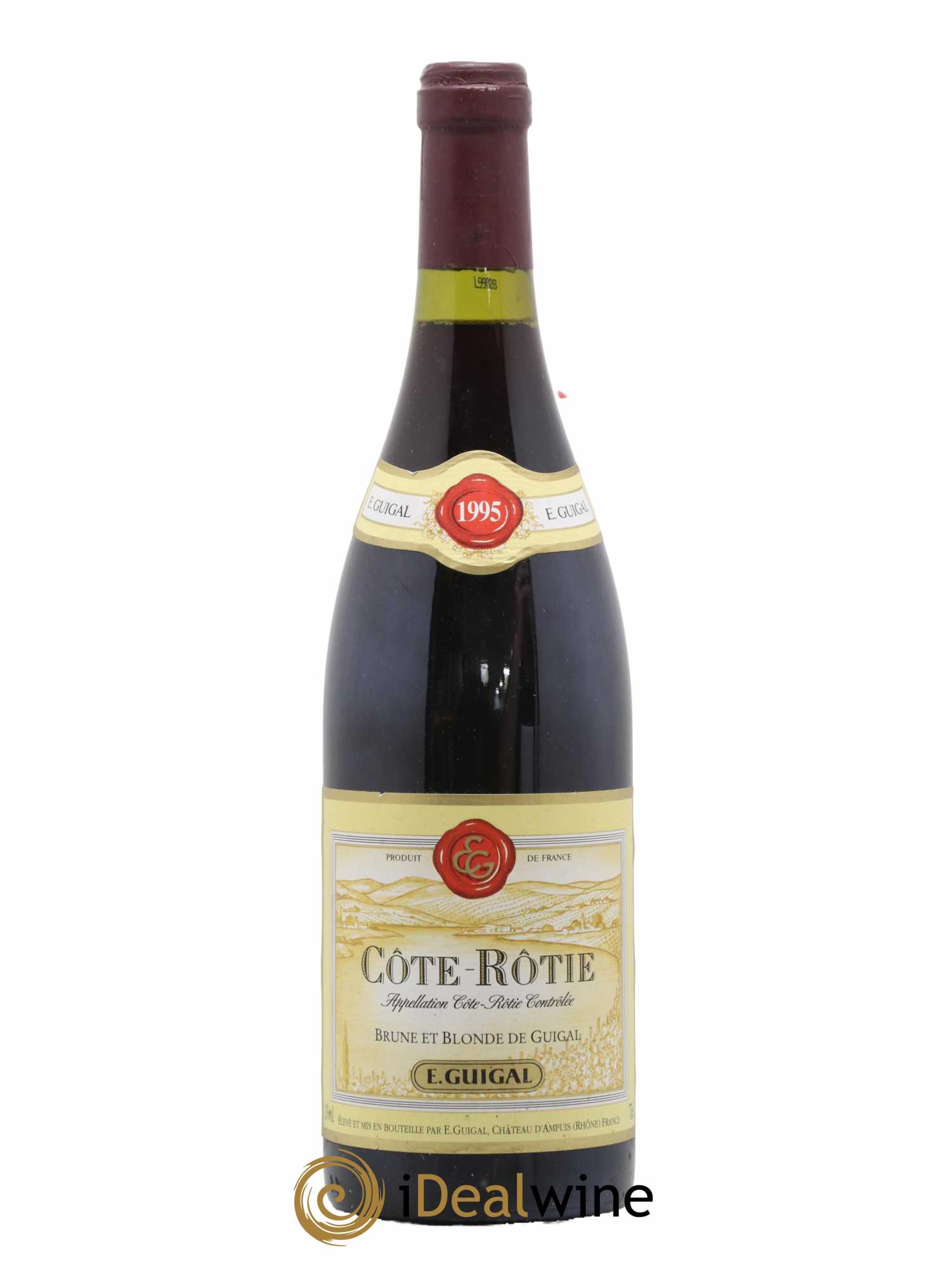 Côte-Rôtie Côtes Brune et Blonde Guigal 1995 - Lot de 1 bouteille - 0