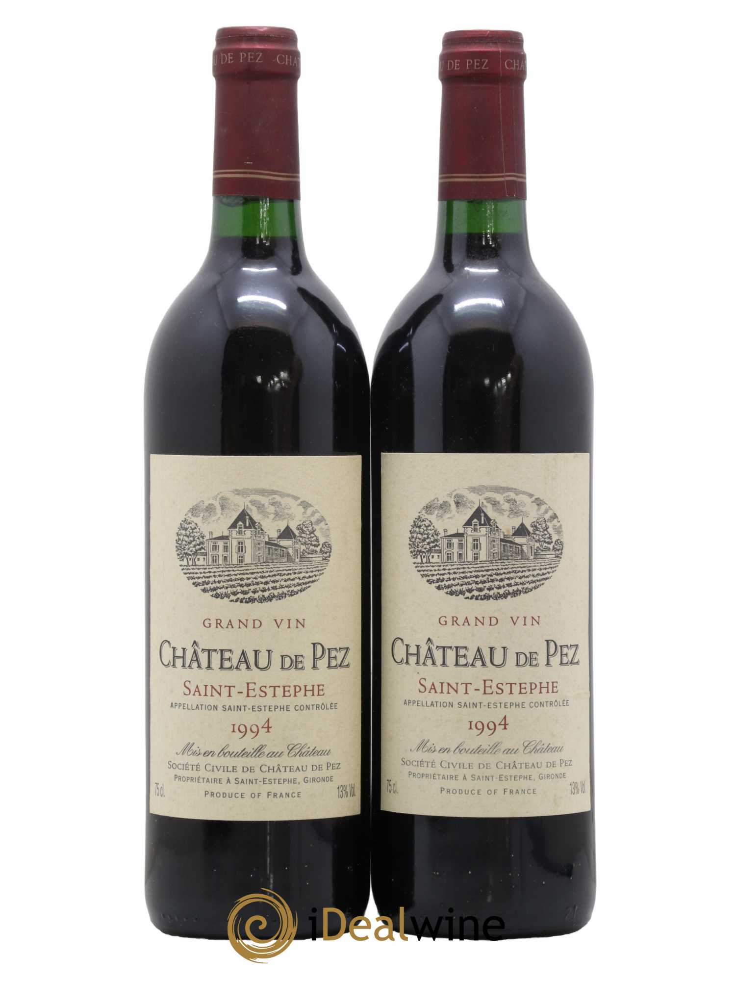 Château de Pez 1994 - Lot de 2 bouteilles - 0