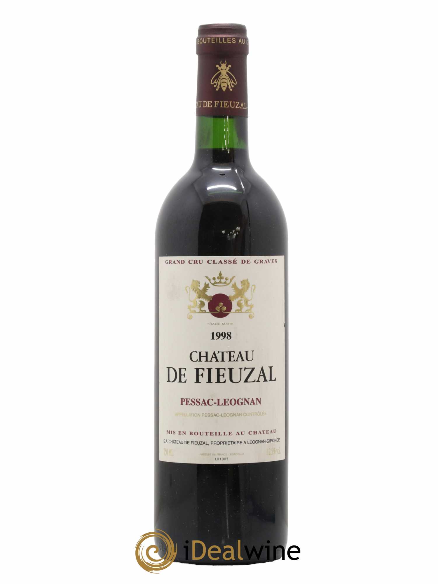 Château de Fieuzal Cru Classé de Graves 1998 - Lot de 1 bouteille - 0