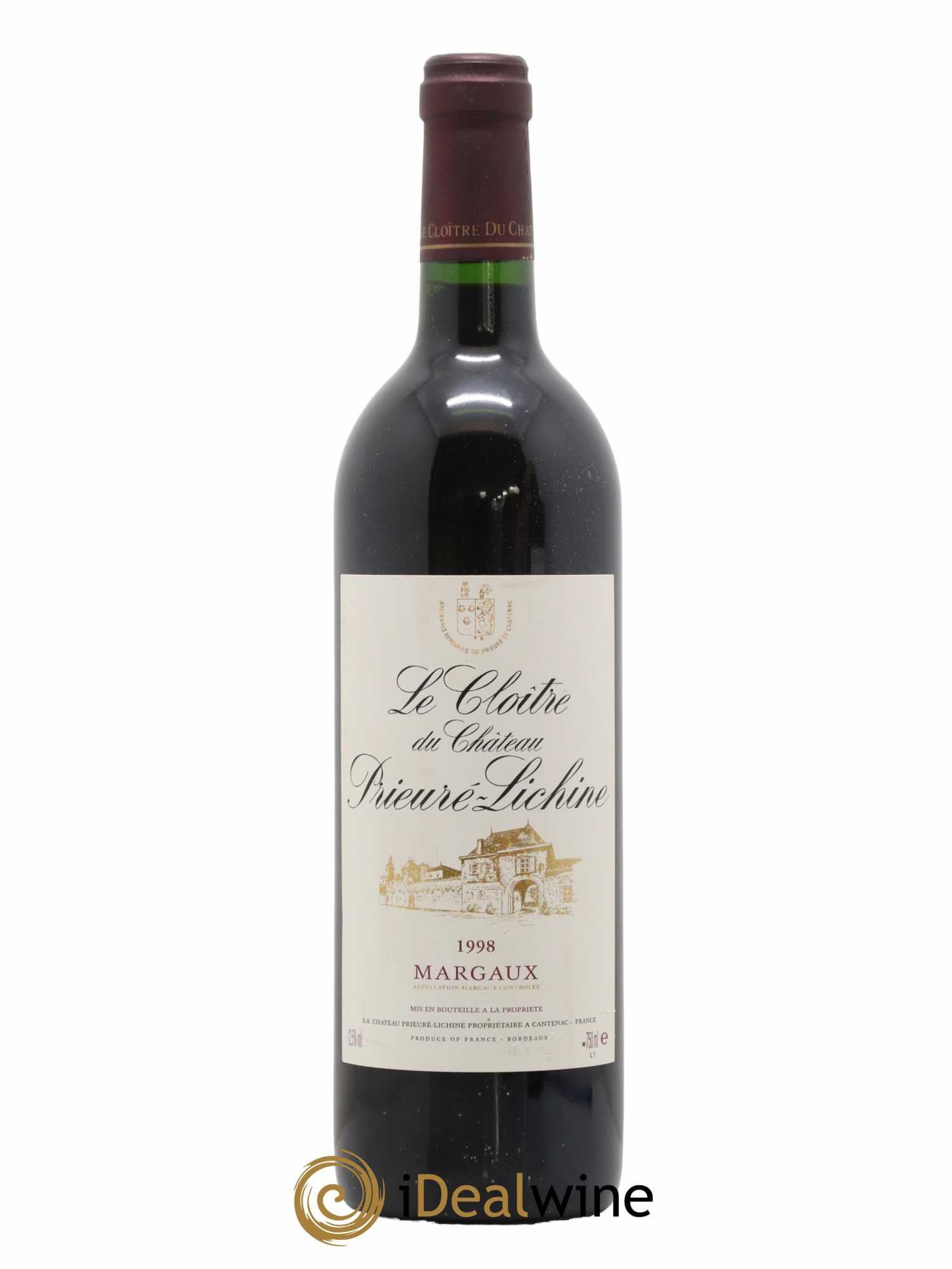 Cloître de Prieuré Lichine 1998 - Lot de 1 bouteille - 0