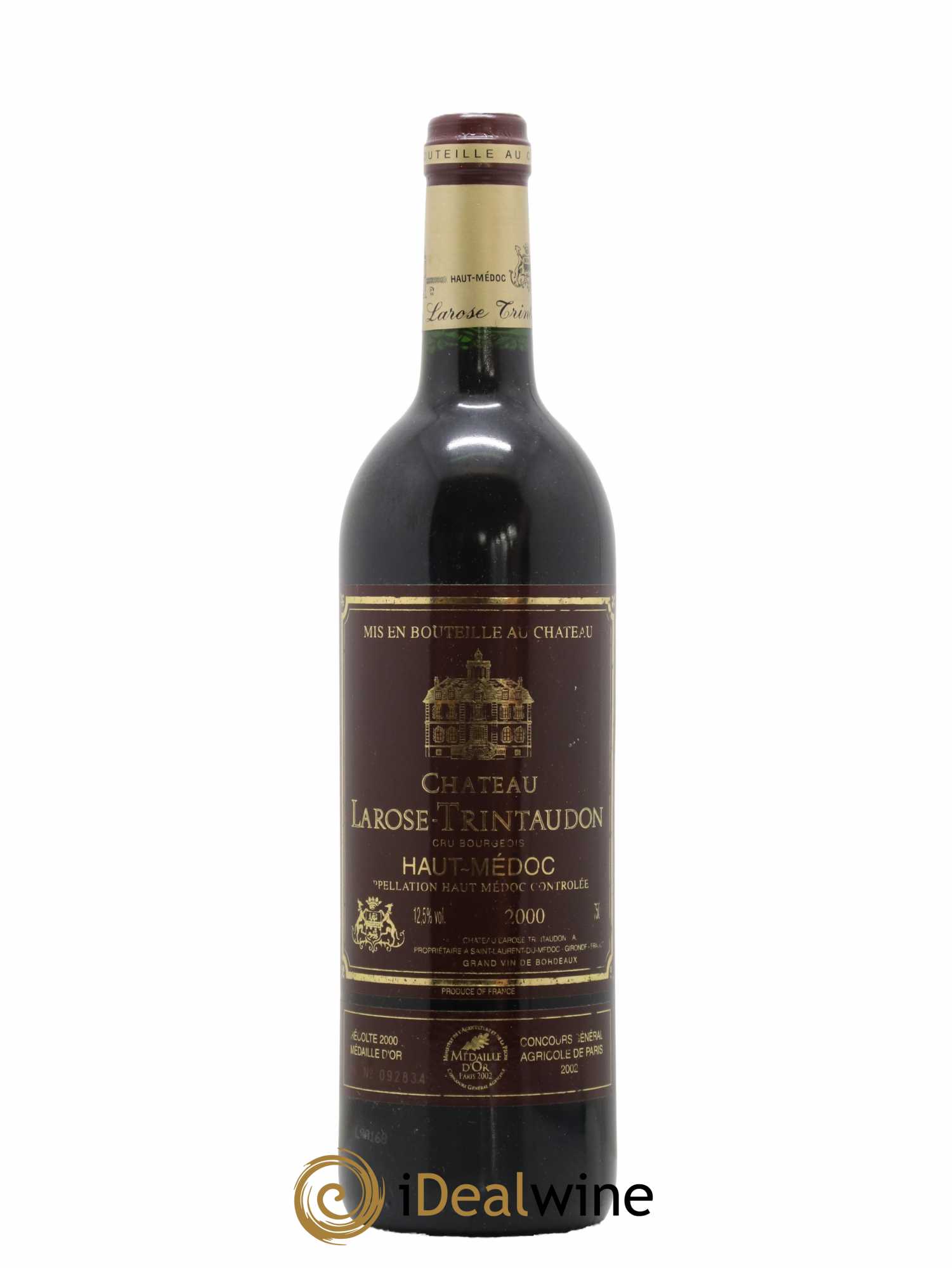 Château Larose Trintaudon Cru Bourgeois 2000 - Lot de 1 bouteille - 0