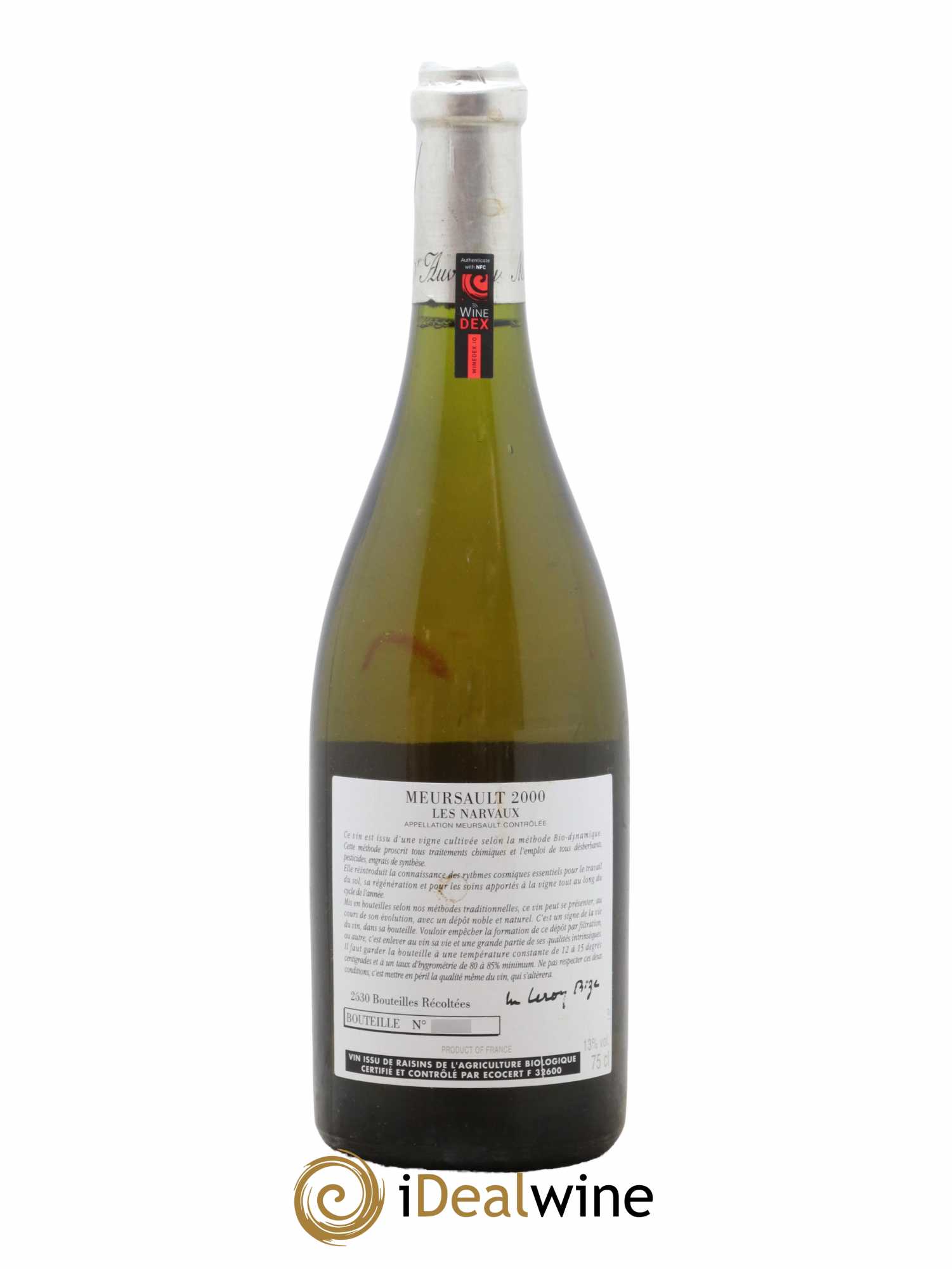 Meursault Les Narvaux d'Auvenay (Domaine) 2000 - Lot of 1 bottle - 1