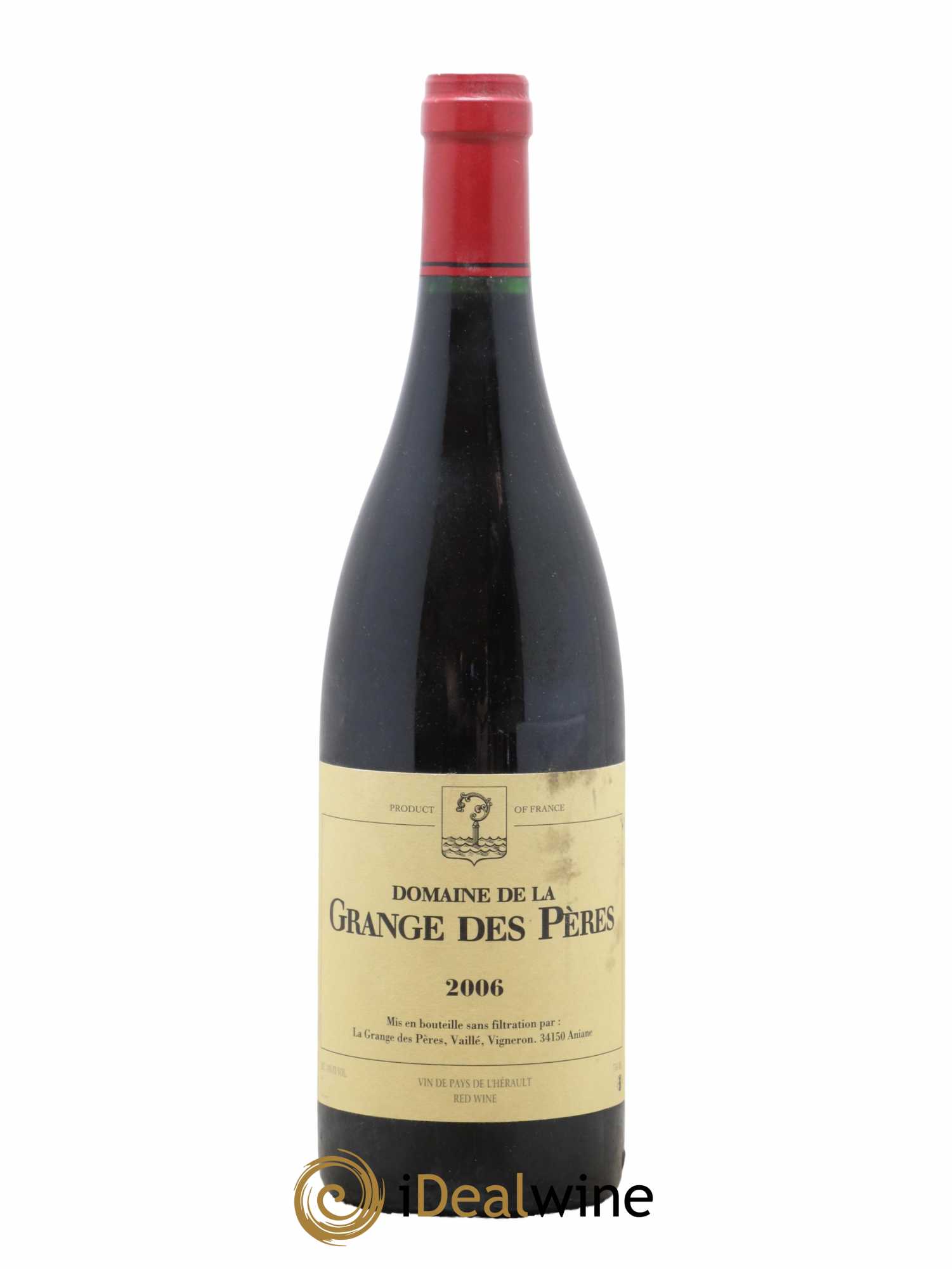 Pays d'Hérault Grange des Pères Laurent Vaillé 2006 - Lot de 1 bouteille - 0
