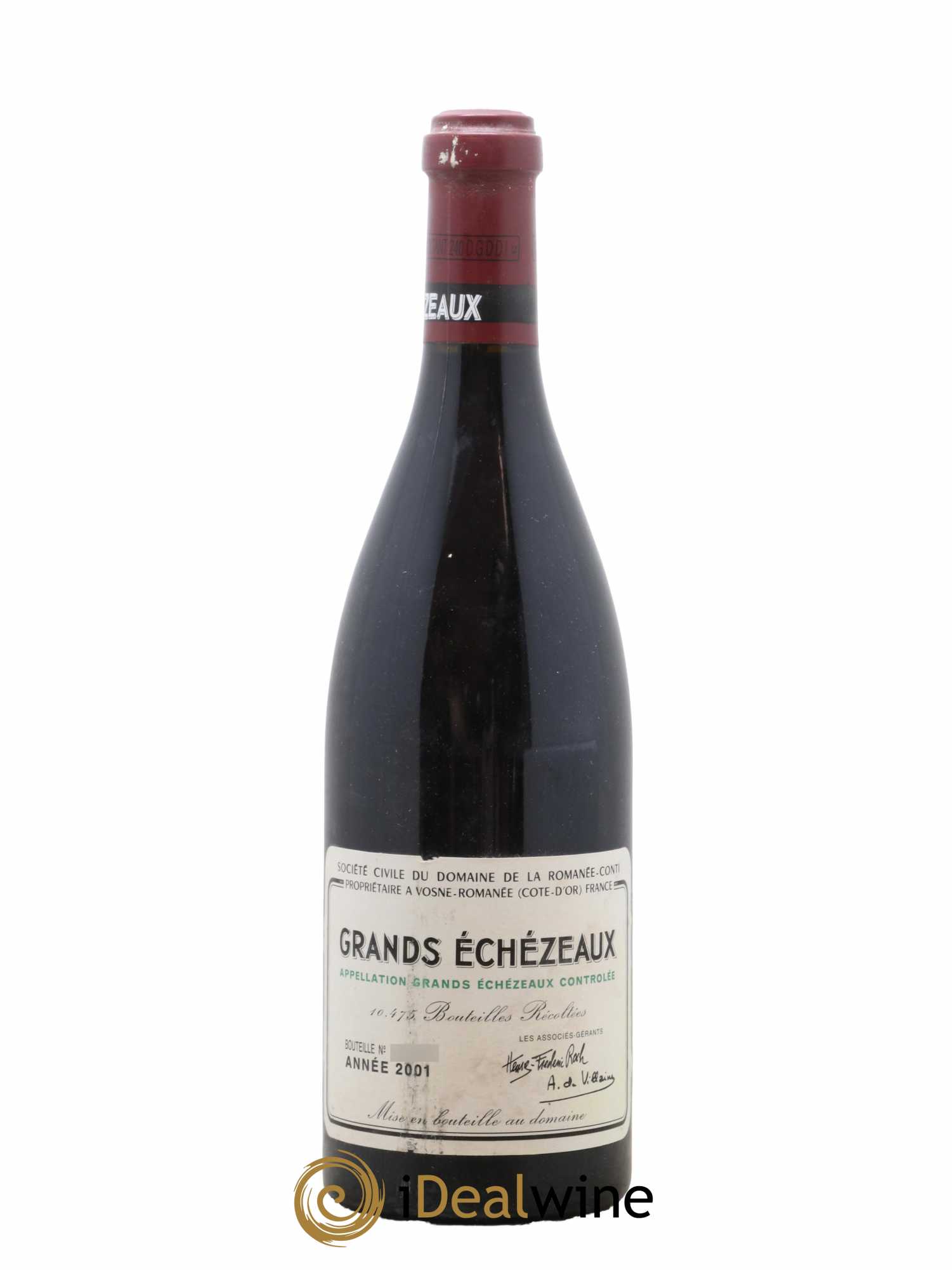 Grands-Echezeaux Grand Cru Domaine de la Romanée-Conti 2001 - Lot de 1 bouteille - 0