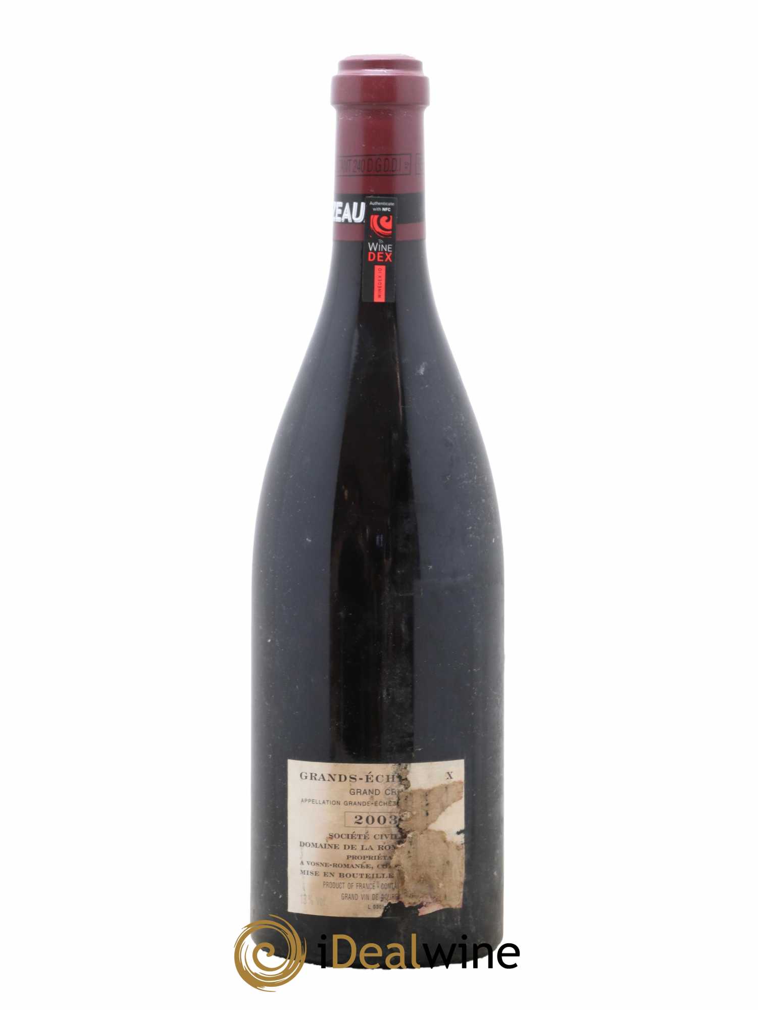 Grands-Echezeaux Grand Cru Domaine de la Romanée-Conti 2003 - Lot de 1 bouteille - 1