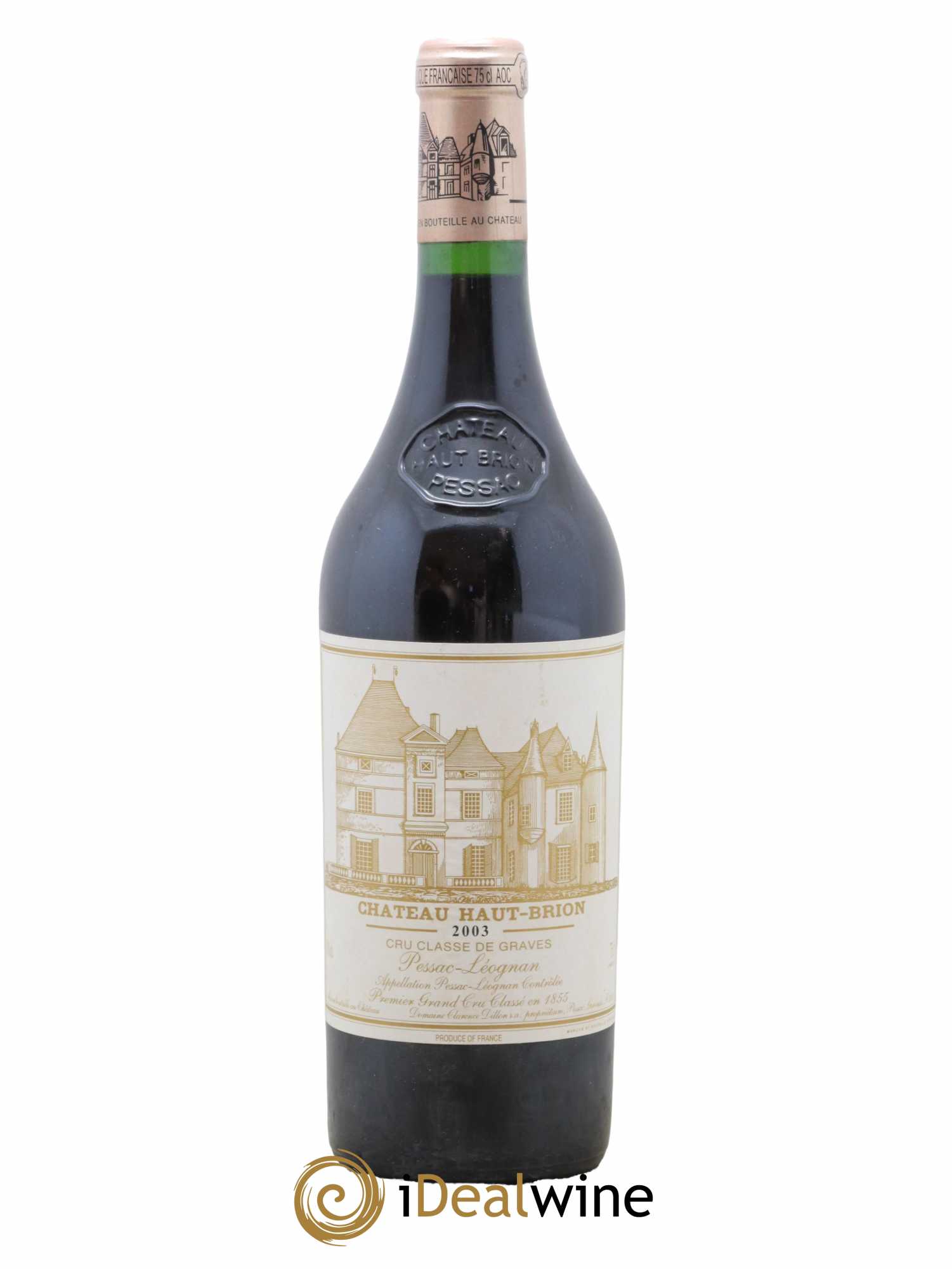 Château Haut Brion 1er Grand Cru Classé 2003 - Lot de 1 bouteille - 0