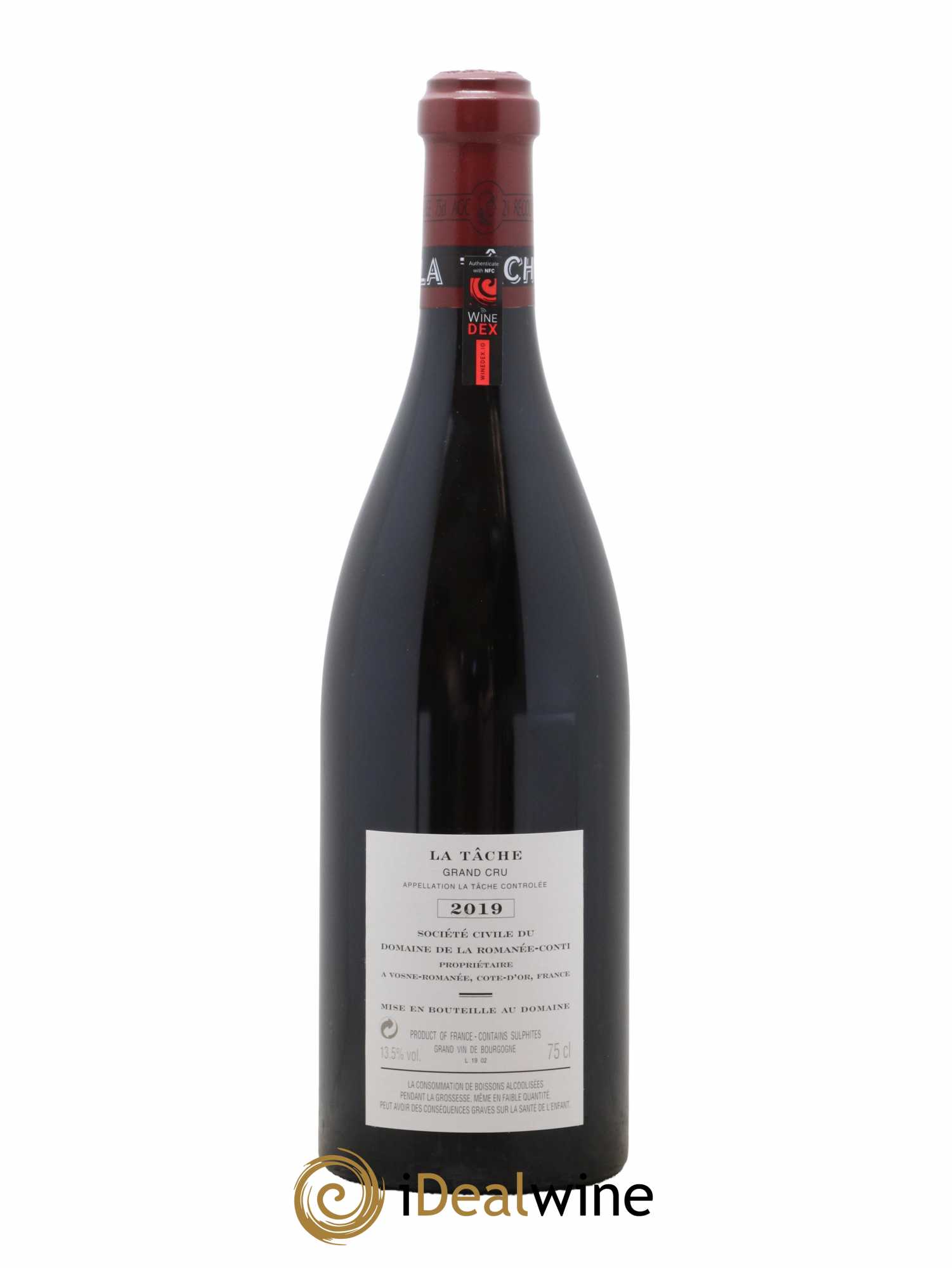 La Tâche Grand Cru Domaine de la Romanée-Conti 2019 - Lot de 1 bouteille - 1