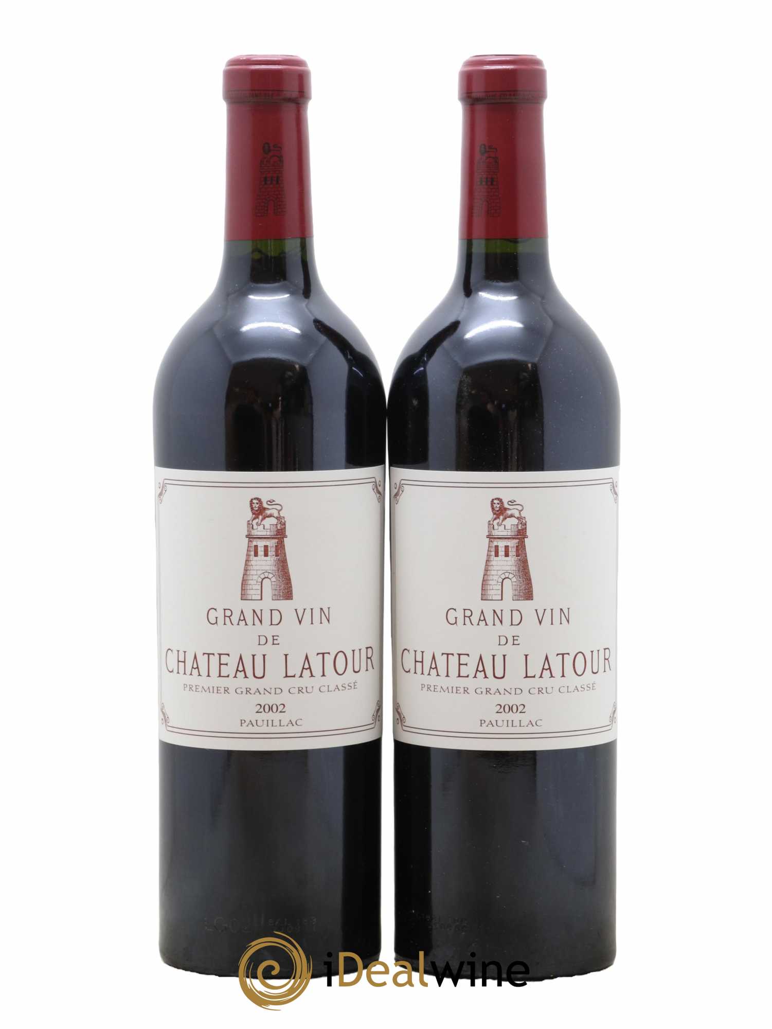 Château Latour 1er Grand Cru Classé 2002 - Lot de 2 bouteilles - 0