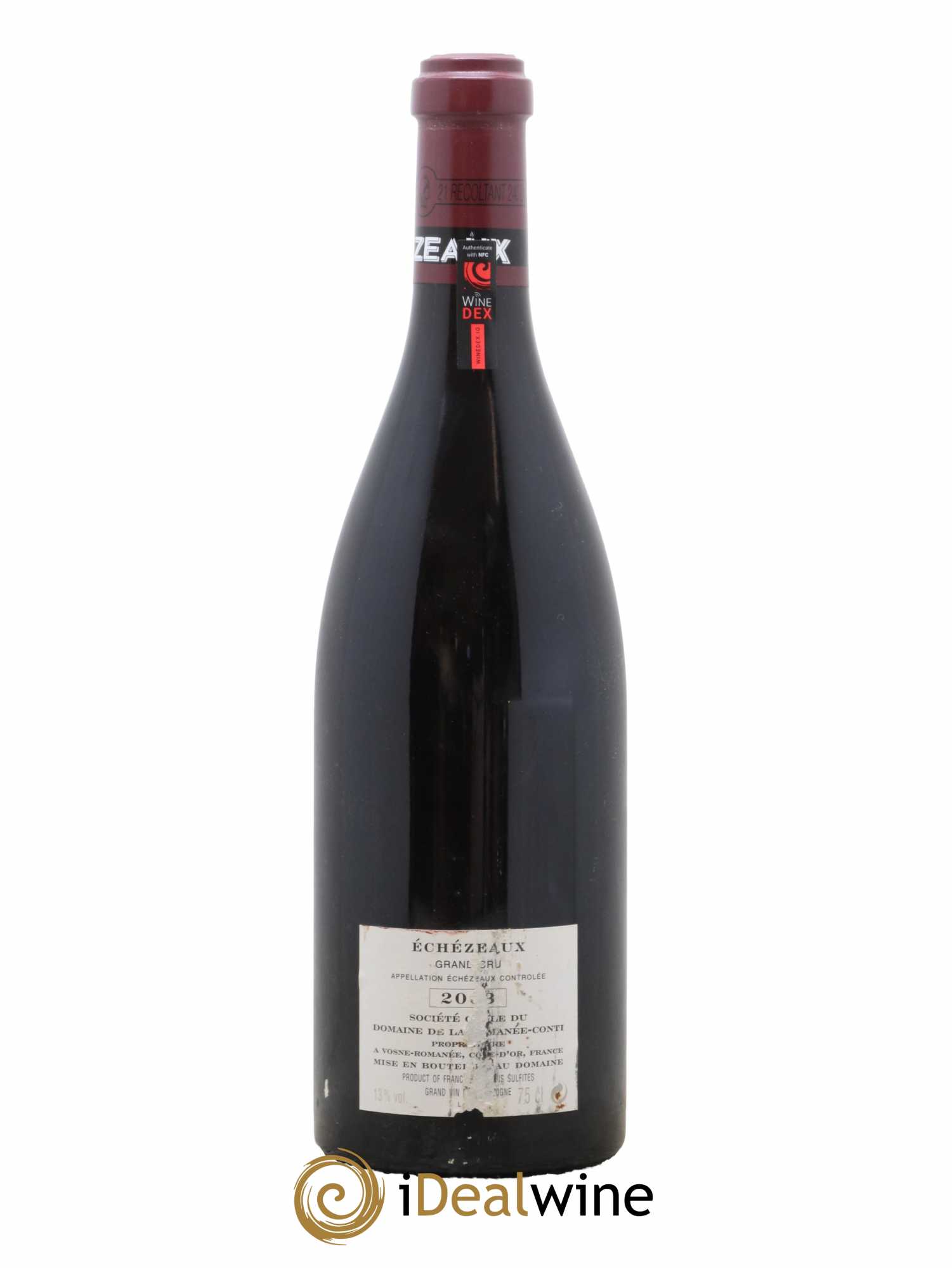Echezeaux Grand Cru Domaine de la Romanée-Conti 2003 - Lot de 1 bouteille - 1
