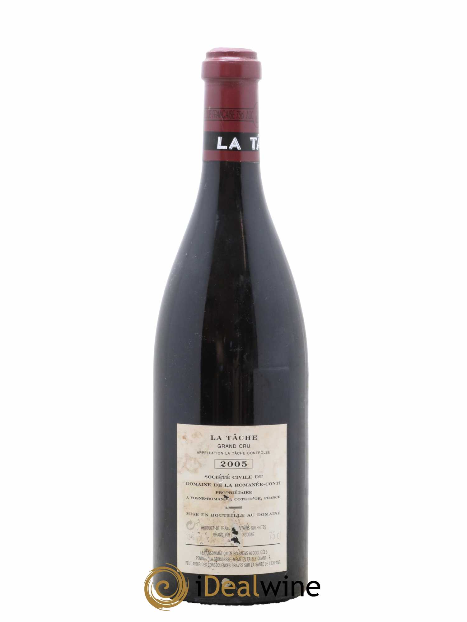 La Tâche Grand Cru Domaine de la Romanée-Conti 2005 - Lot de 1 bouteille - 1