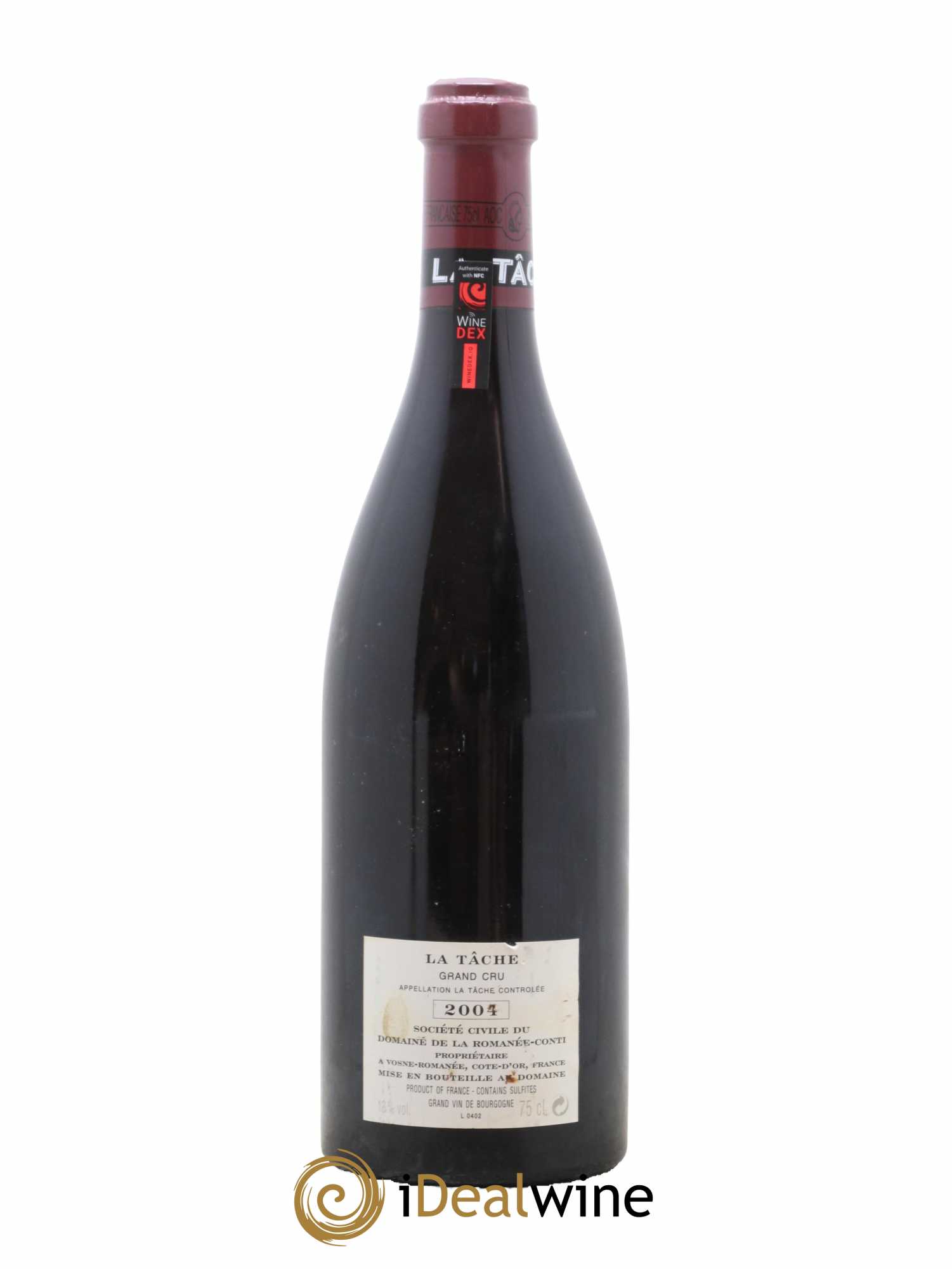 La Tâche Grand Cru Domaine de la Romanée-Conti 2004 - Lot de 1 bouteille - 1