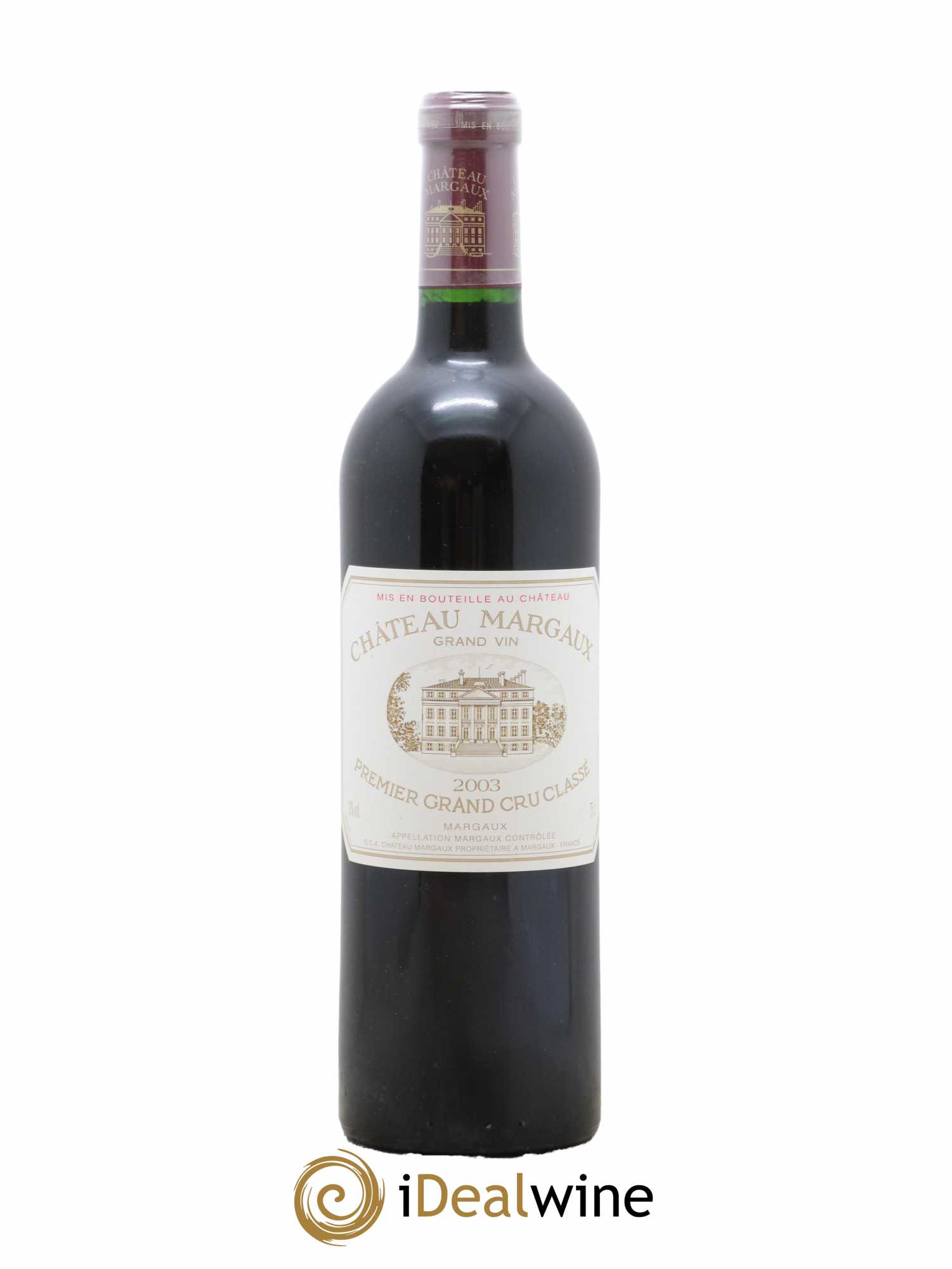 Château Margaux 1er Grand Cru Classé 2003 - Lot de 1 bouteille - 0