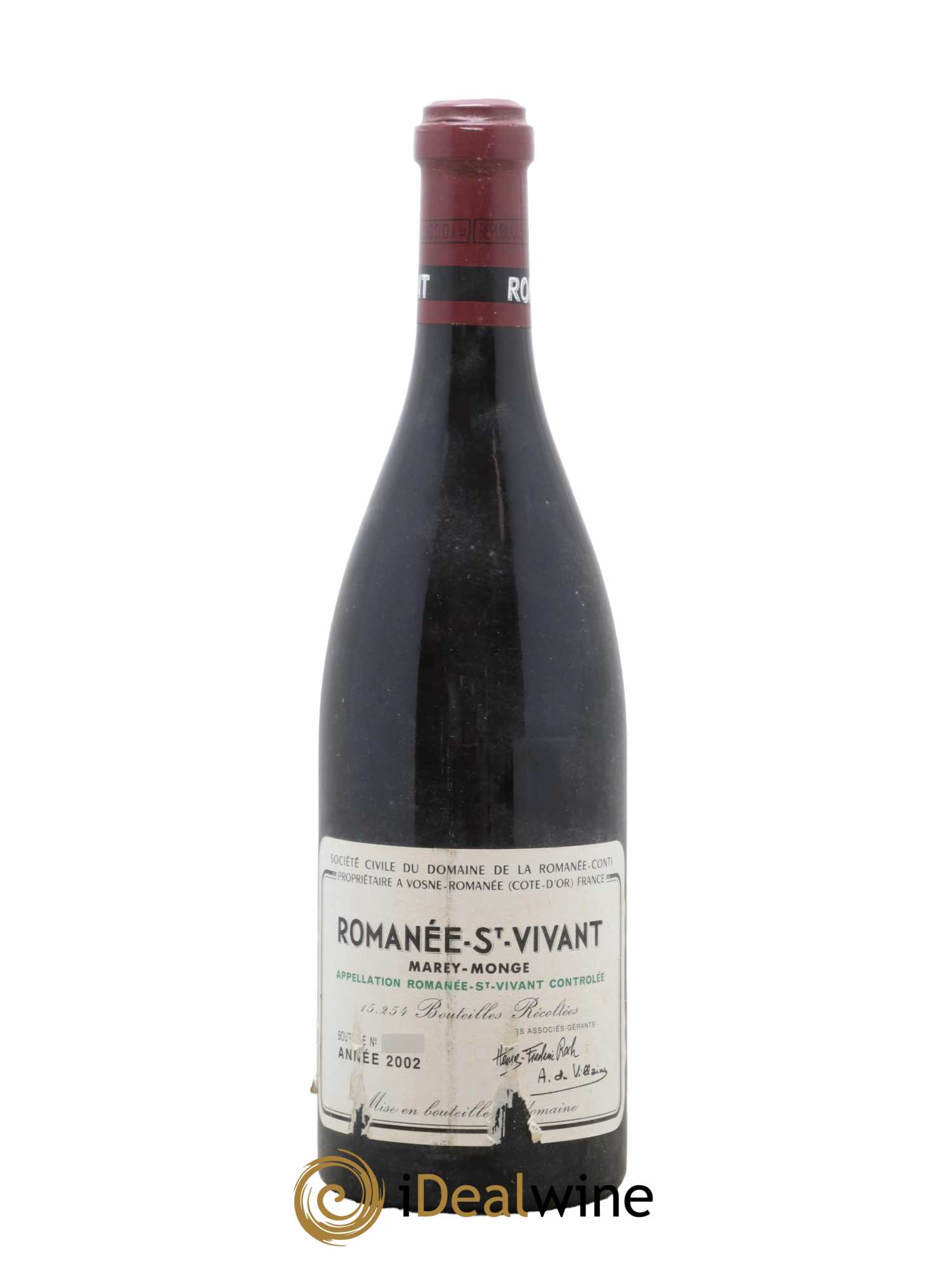 Romanée-Saint-Vivant Grand Cru Domaine de la Romanée-Conti 2002 - Lot de 1 bouteille - 0
