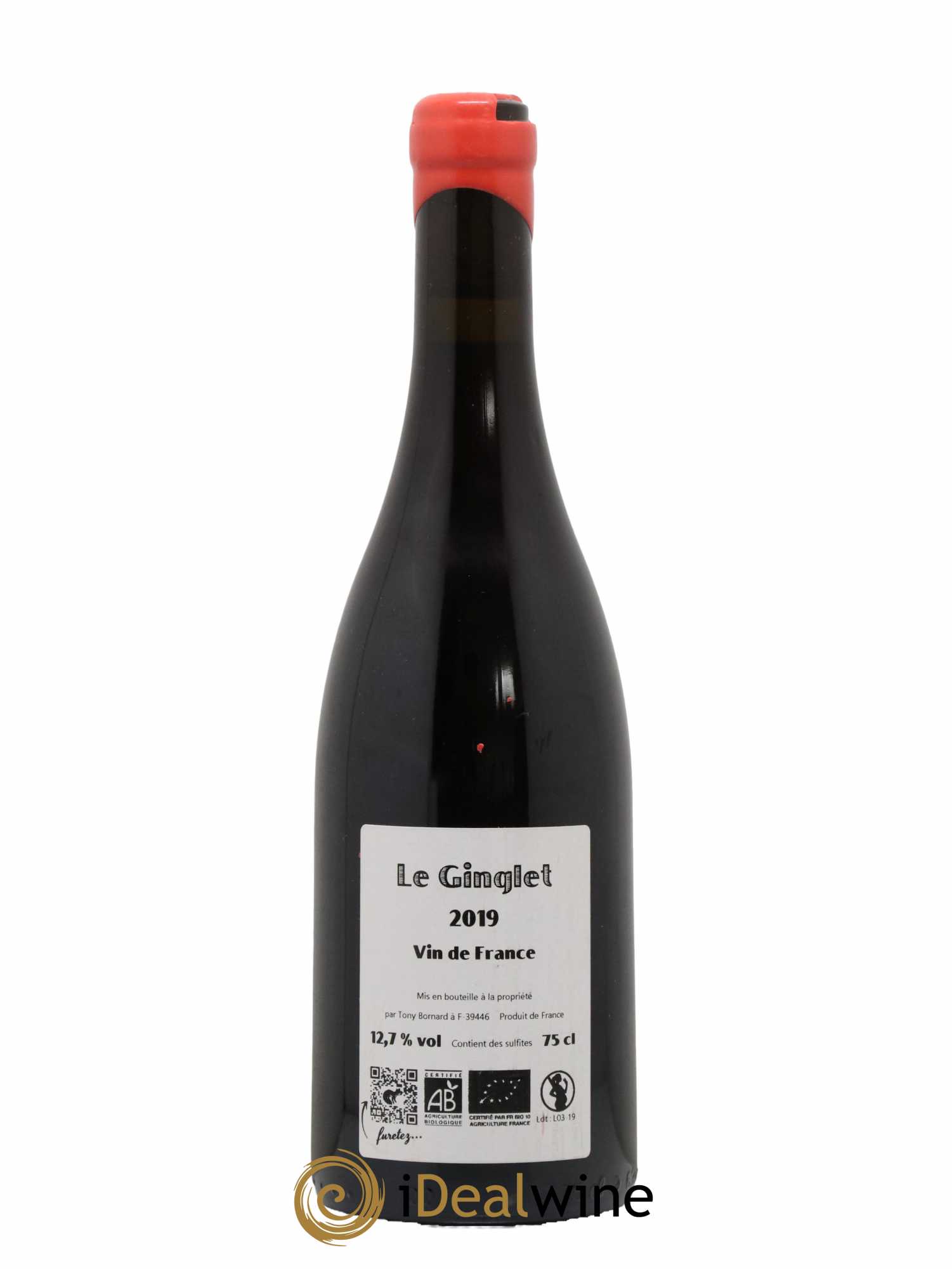 Vin de France Le Ginglet Bornard 2019 - Lot de 1 bouteille - 1