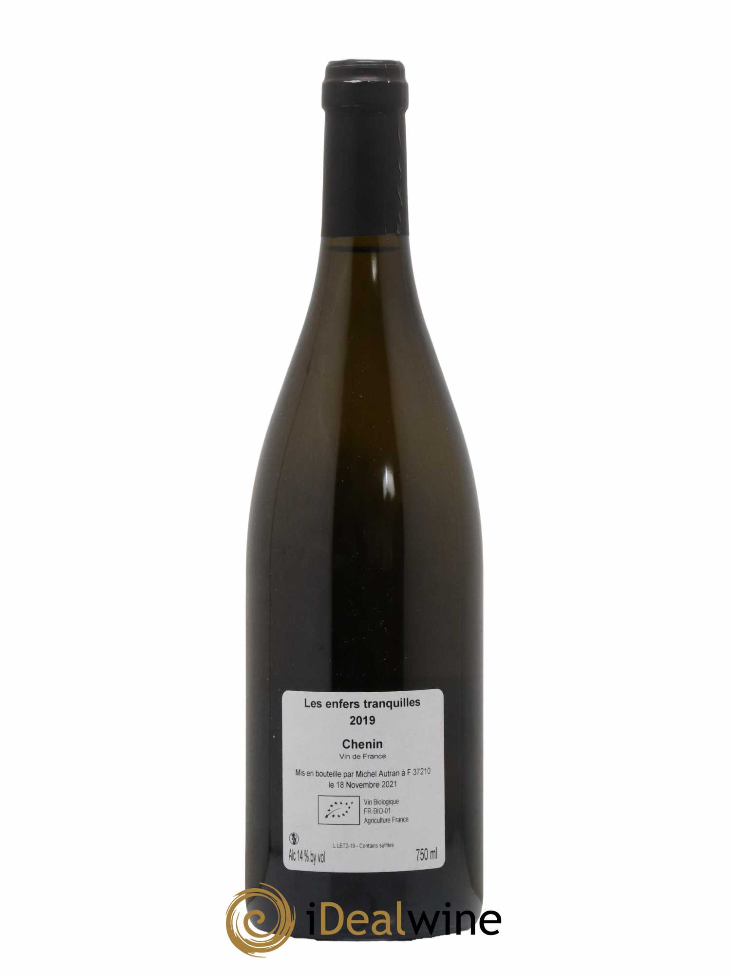Vin de France Les Enfers Tranquilles Michel Autran 2019 - Lot de 1 bouteille - 1