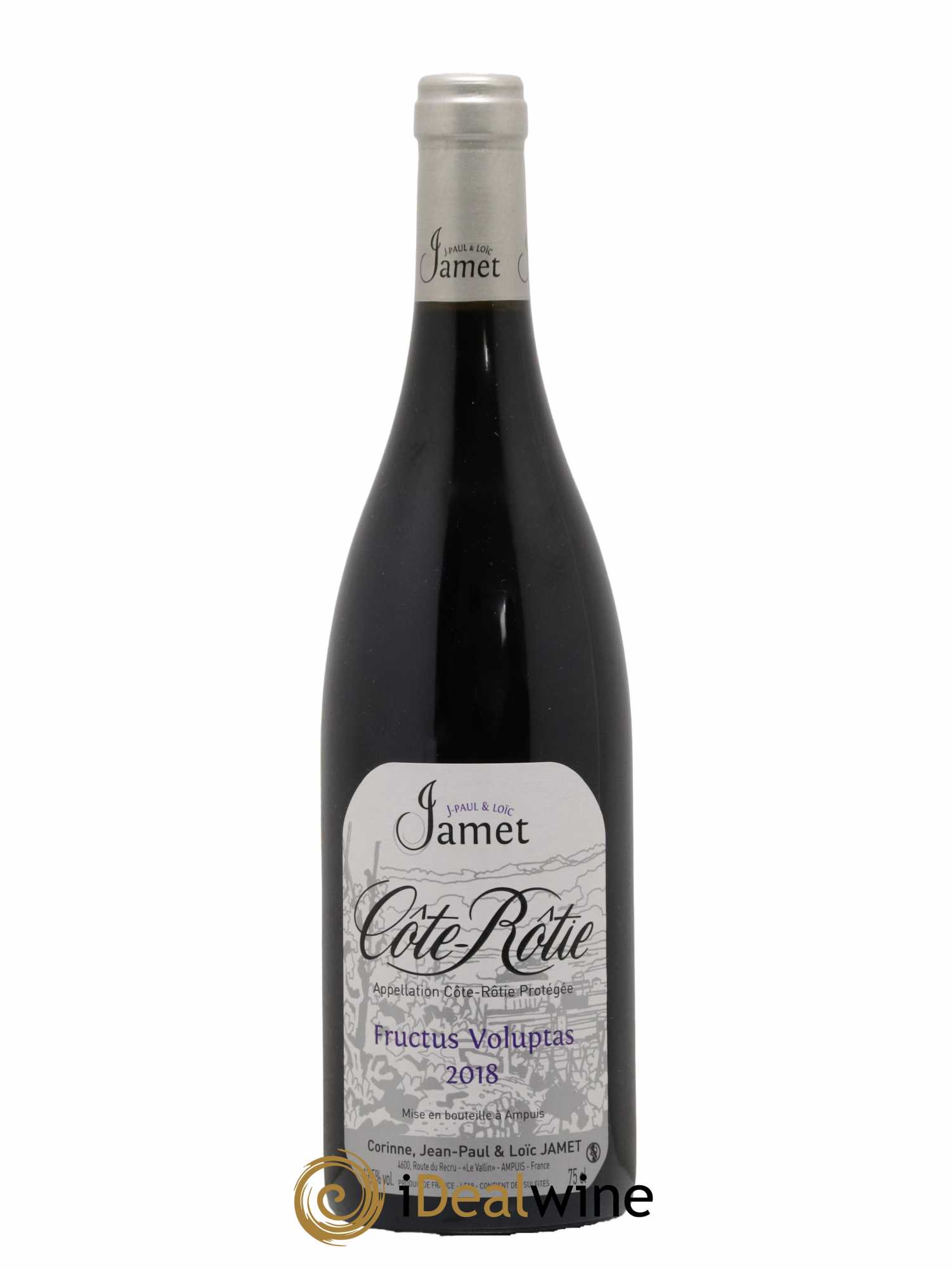 Côte-Rôtie Fructus Voluptas Jamet (Domaine) 2018 - Lot de 1 bouteille - 0