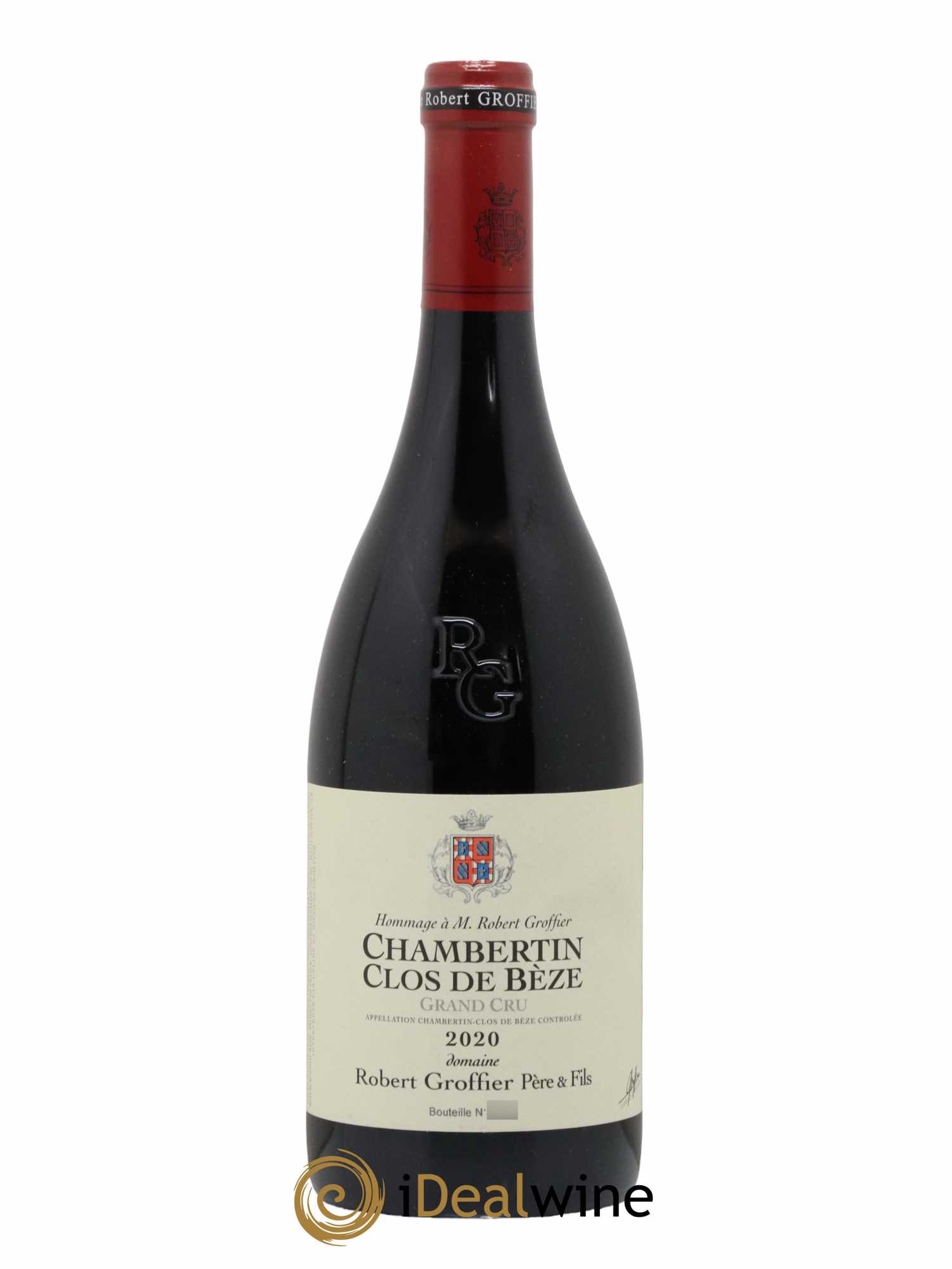 Chambertin Clos de Bèze Grand Cru Robert Groffier Père & Fils (Domaine) 2020 - Lot de 1 bouteille - 0