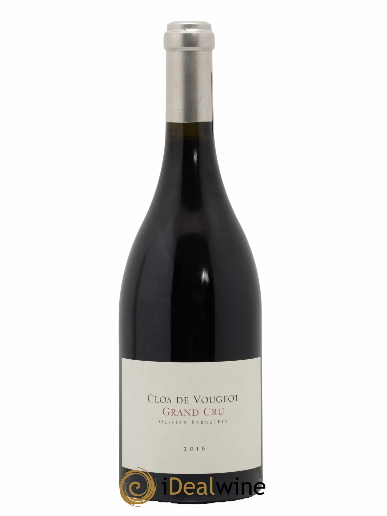 Clos de Vougeot Grand Cru Olivier Bernstein 2016 - Lot de 1 bouteille - 0