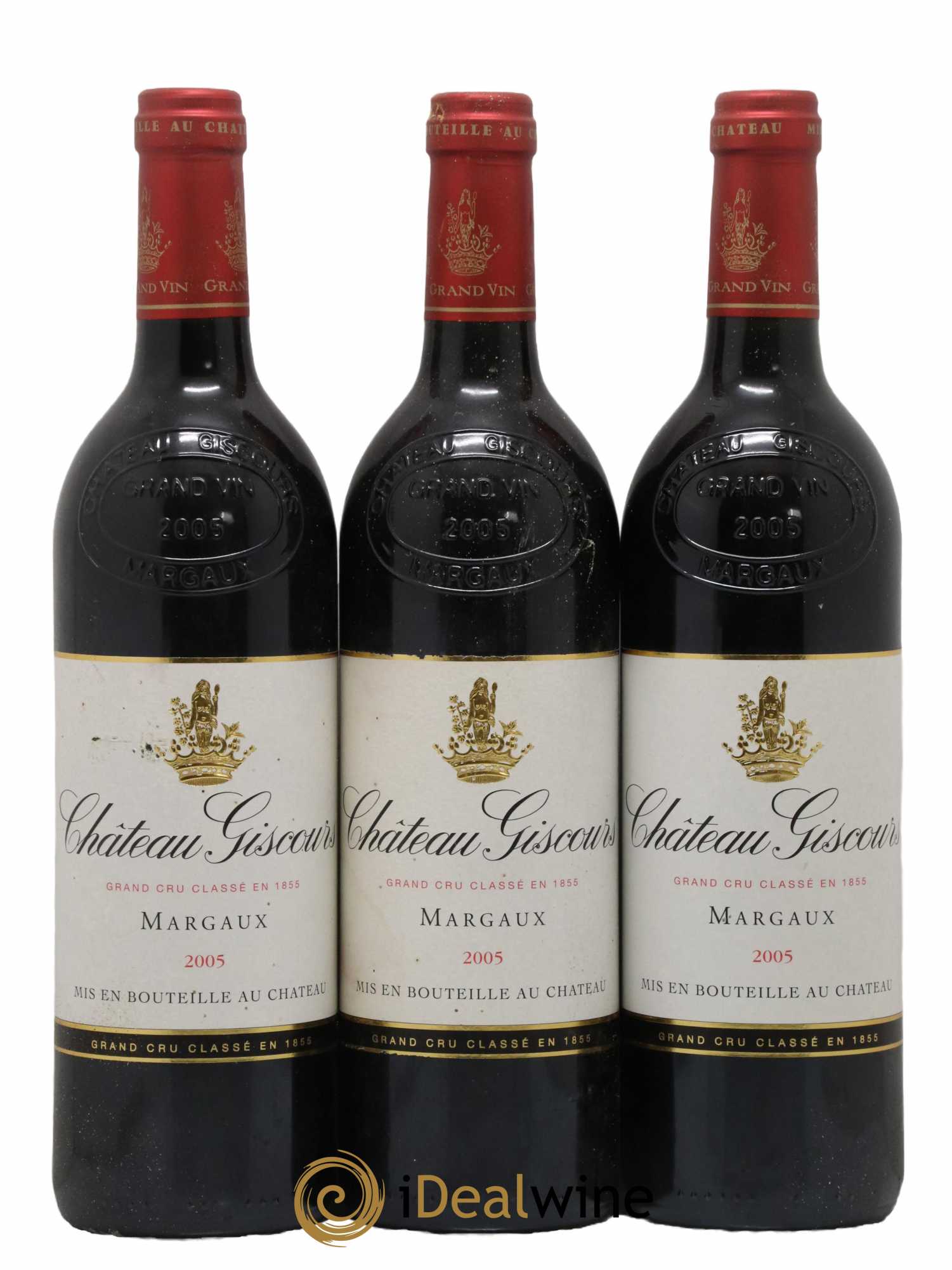 Château Giscours 3ème Grand Cru Classé 2005 - Posten von 3 Flaschen - 0