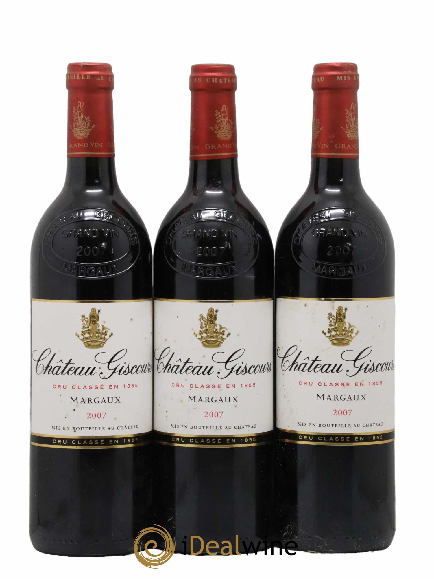 Château Giscours 3ème Grand Cru Classé 2007 - Lot de 3 bouteilles - 0