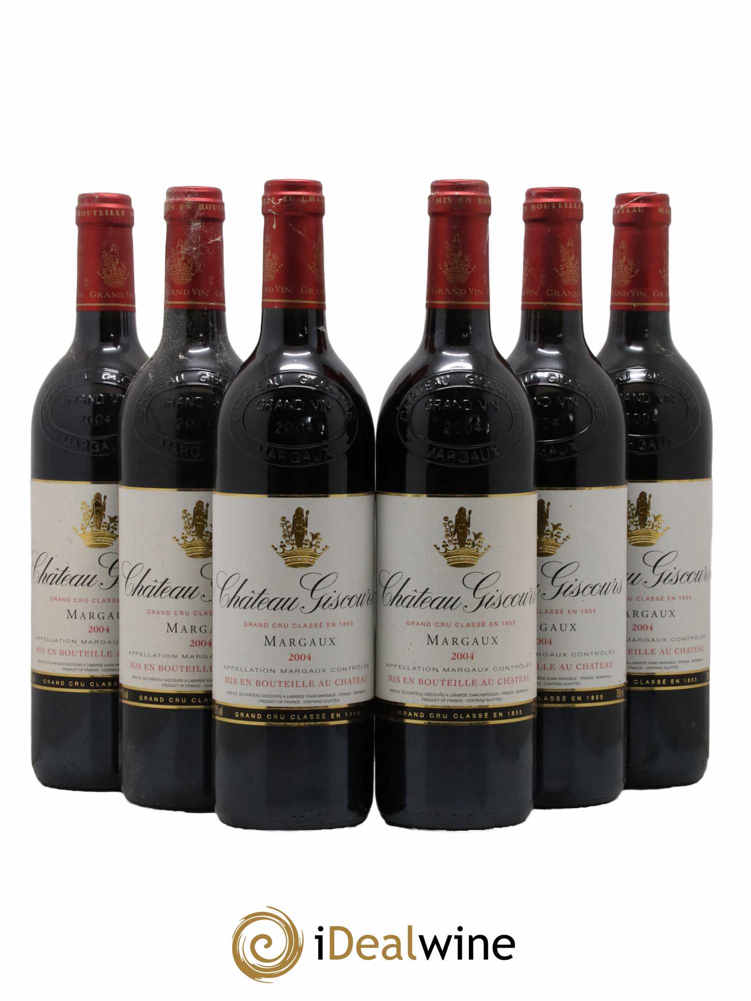 Château Giscours 3ème Grand Cru Classé 2004 - Lot de 6 bouteilles - 0
